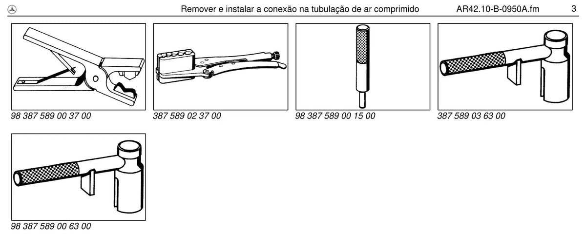 Página do manual de oficina Mercedes-Benz OH 1420