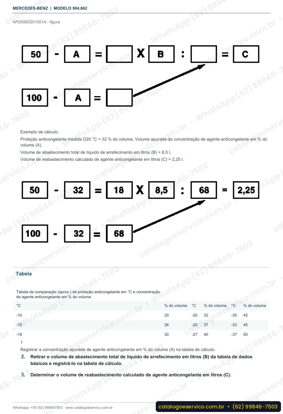 Página de procedimento do manual de oficina Mercedes-Benz Sprinter 411 CDI 4x4
