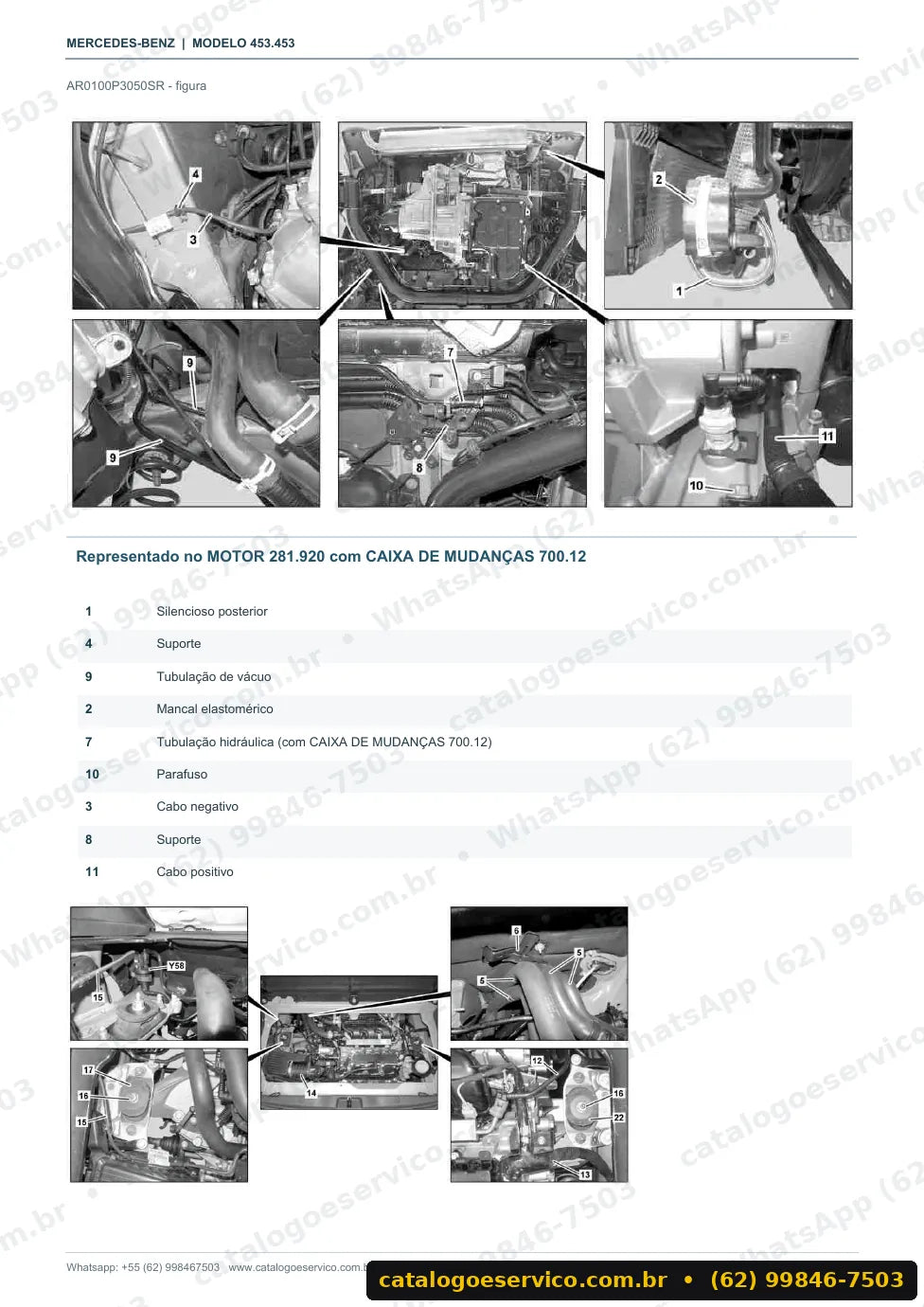 Página de procedimento do manual de oficina smart smart fortwo cabrio (W453)