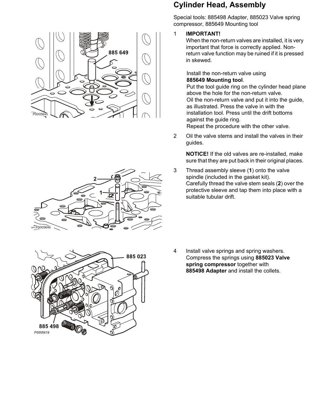 Manual de Oficina Volvo Penta D4 D6 Motor Marítimo (Grupos 20-26) - página estratégica 1
