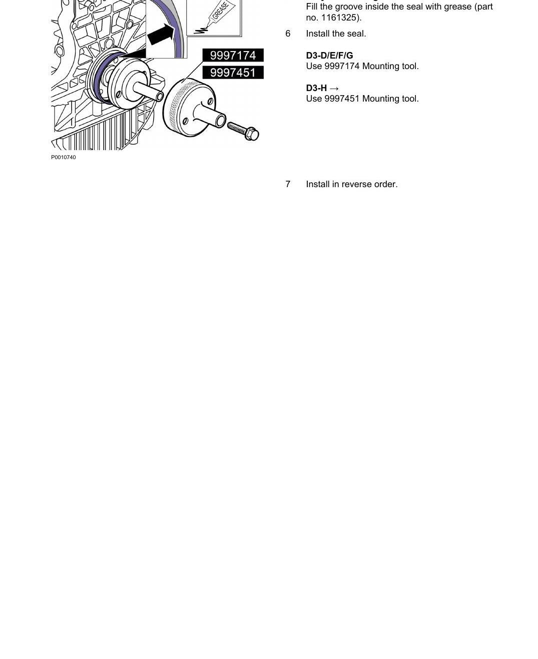 Manual de Oficina Volvo Penta Motor Marítimo D3 (D3-D E F G H) - página estratégica 2