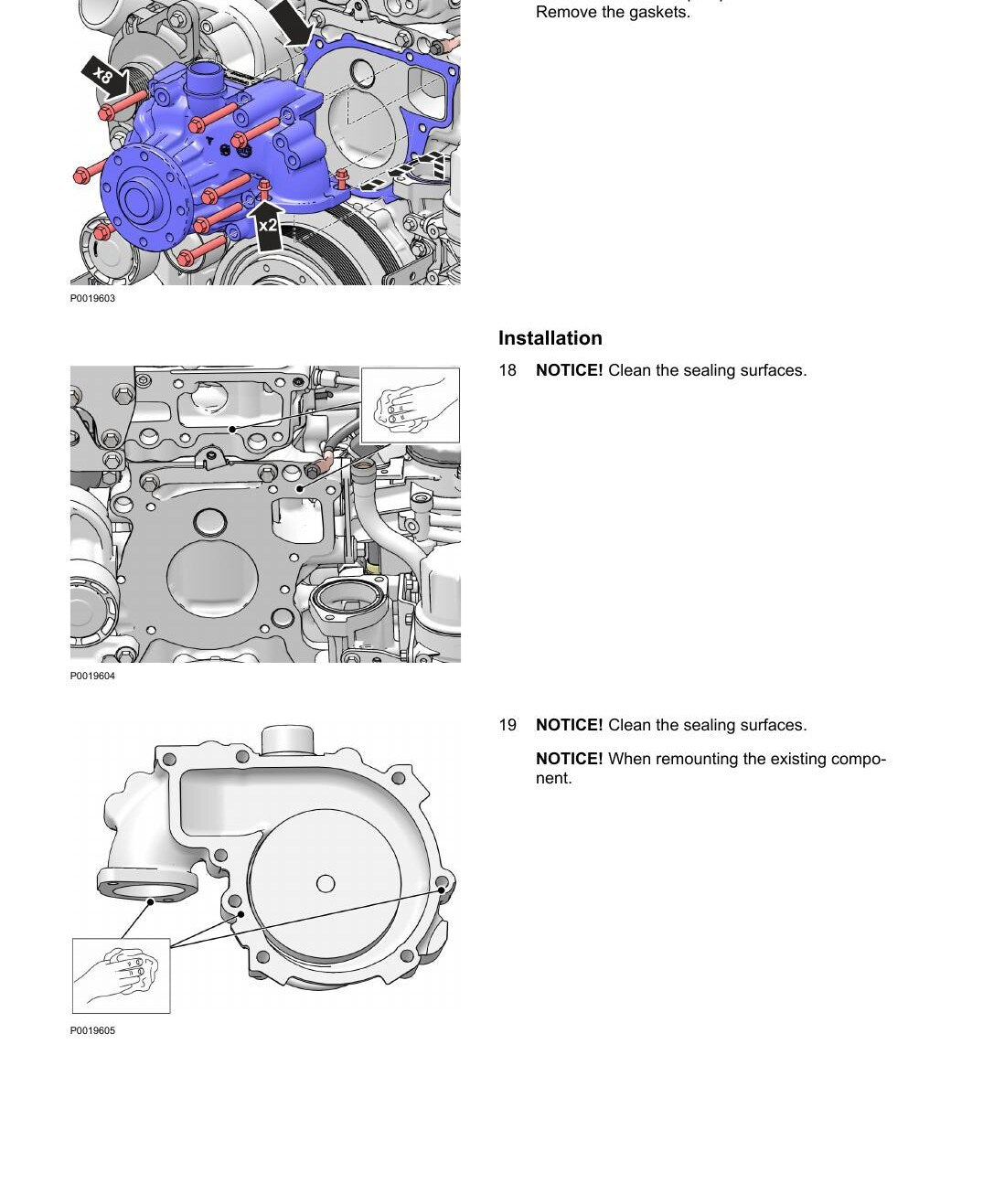 Manual de Oficina Volvo Penta TAD570VE a TAD873VE Motor Industrial (Grupos 21-26) - página estratégica 1