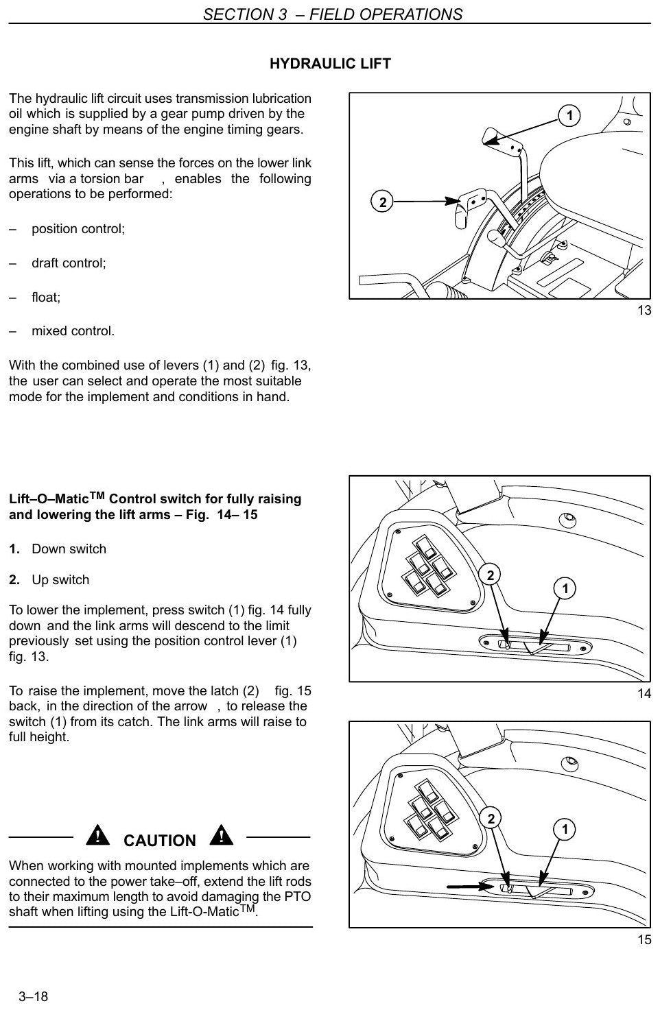 manual de operação tractors TD5010 NEW HOLLAND PDF-248