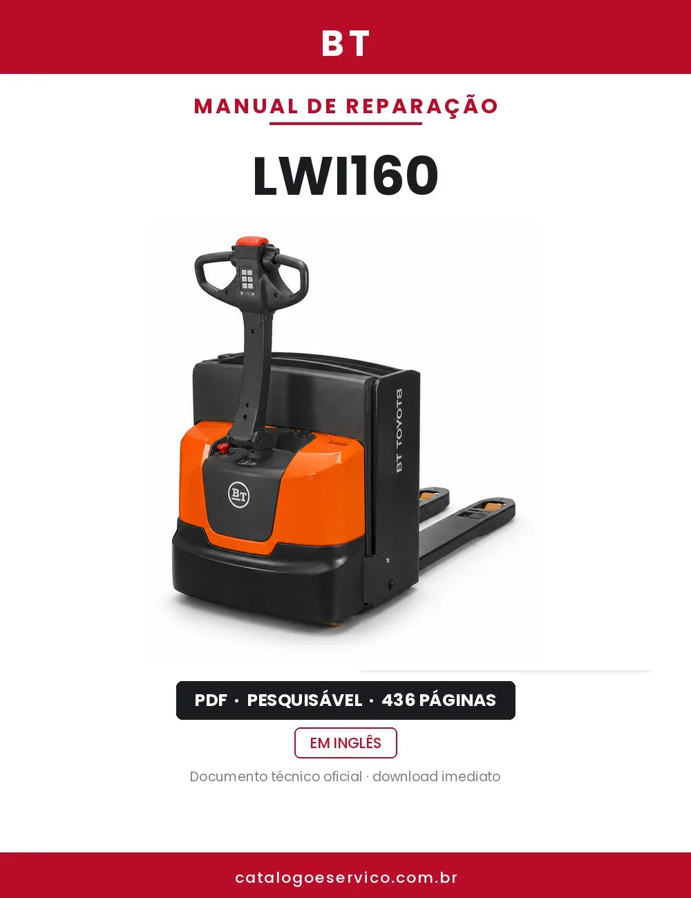 Manual de Reparação BT LWI160 — capa