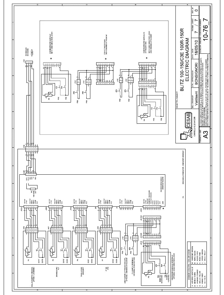 Manual de Reparação CESAB BT C3E100R C3E130R C3E150R — página interna 1
