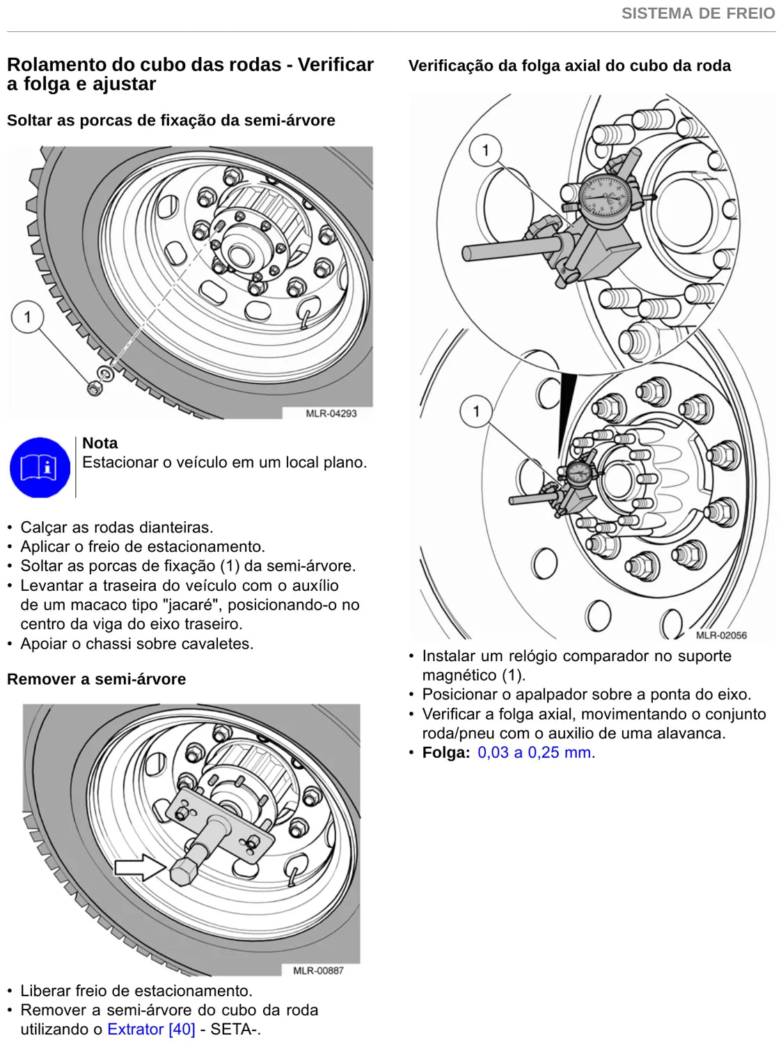 Manual de Reparação Eixo Traseiro Meritor RS 23-185 com Bloqueio de Diferencial — página 4 do documento
