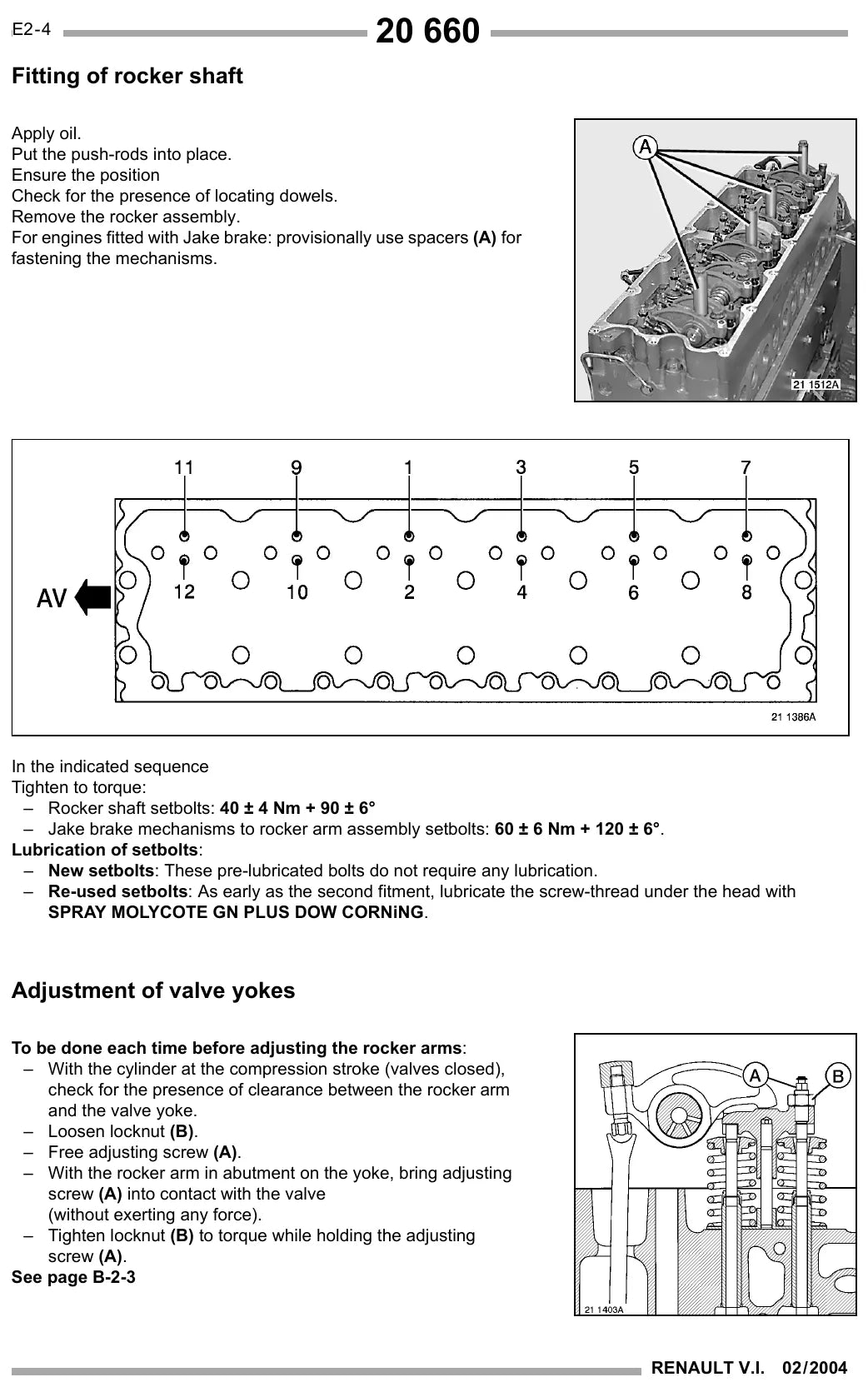 Manual de Reparação Renault Trucks Motor DCi 11 (Kerax e Premium) — amostra 2 de página interna do documento