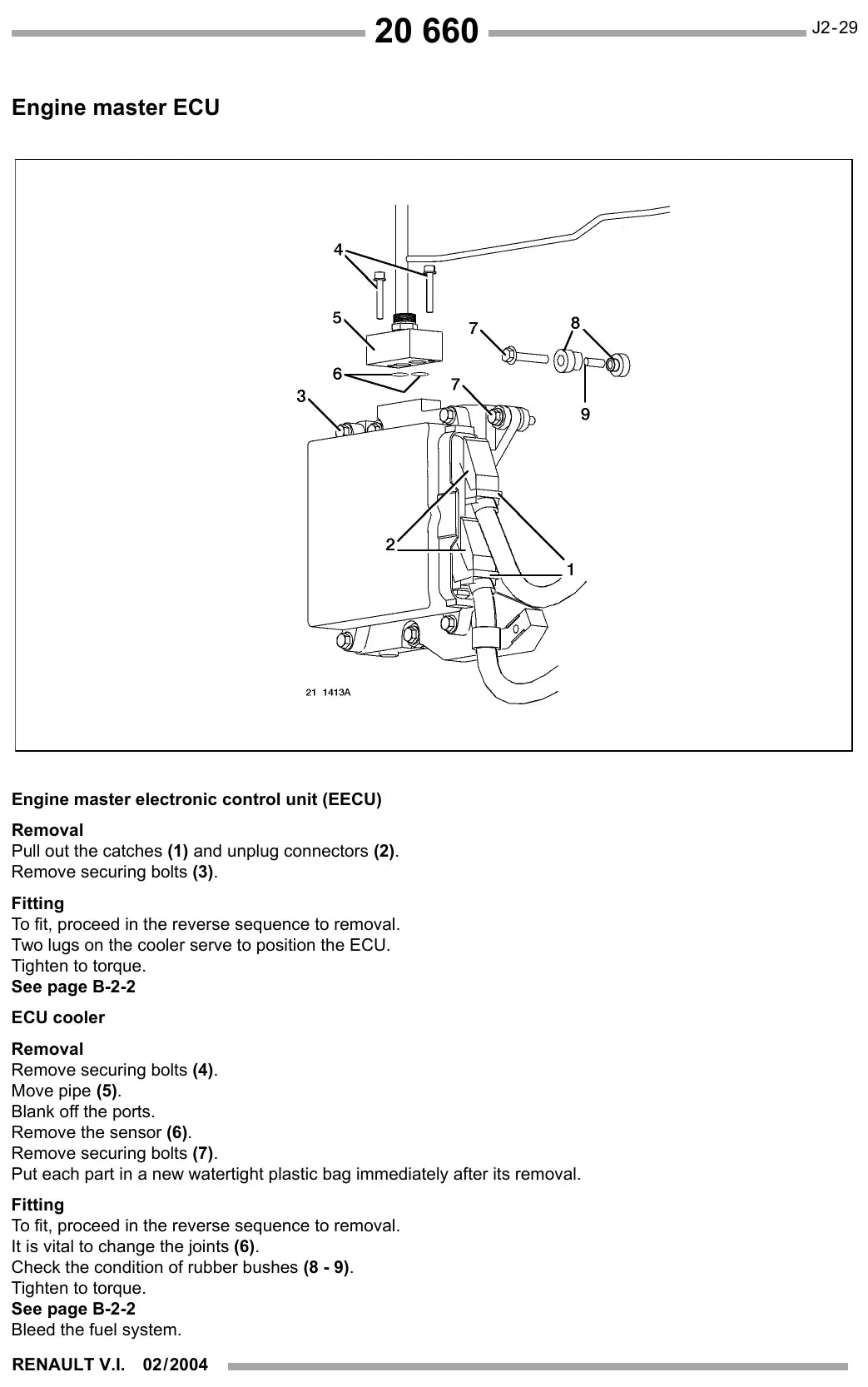 Manual de Reparação Renault Trucks Motor DCi 11 (Kerax e Premium) — amostra 4 de página interna do documento