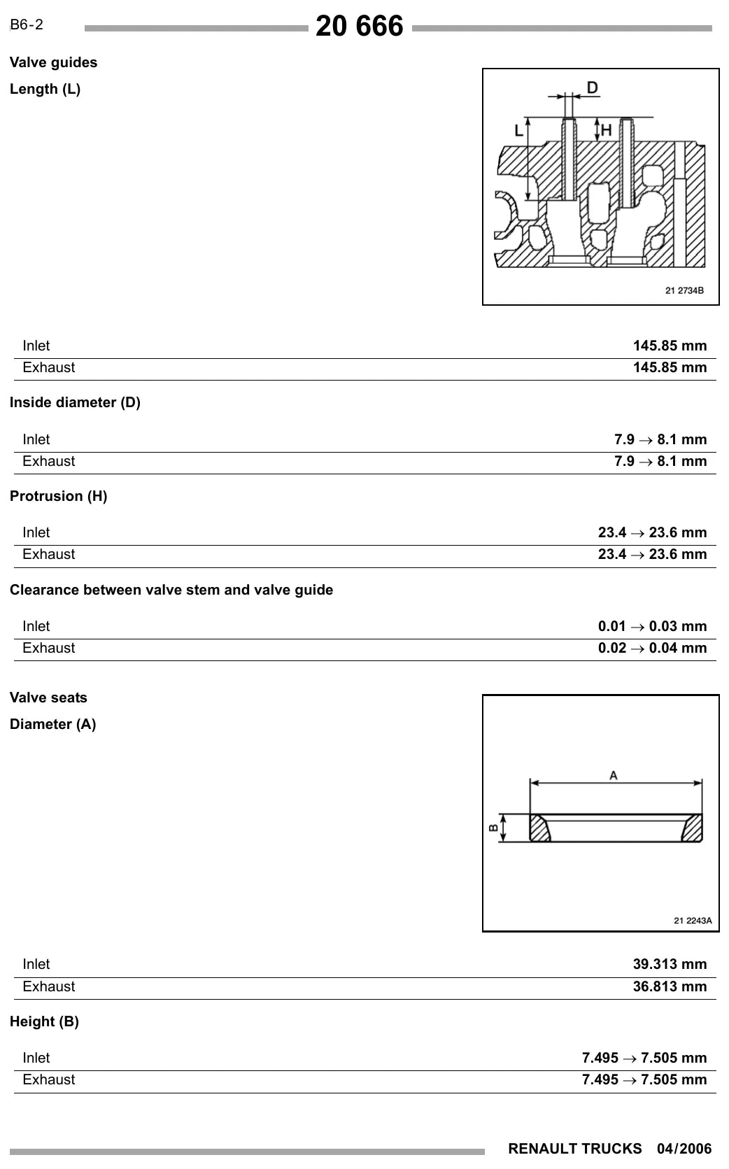 Manual de Reparação Renault Trucks Motor DXi 5 e DXi 7 (Midlum e Premium) — amostra 2 de página interna do documento