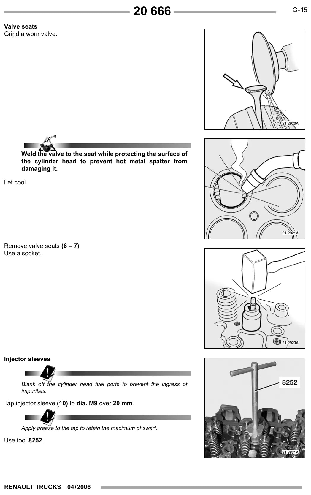 Manual de Reparação Renault Trucks Motor DXi 5 e DXi 7 (Midlum e Premium) — amostra 4 de página interna do documento