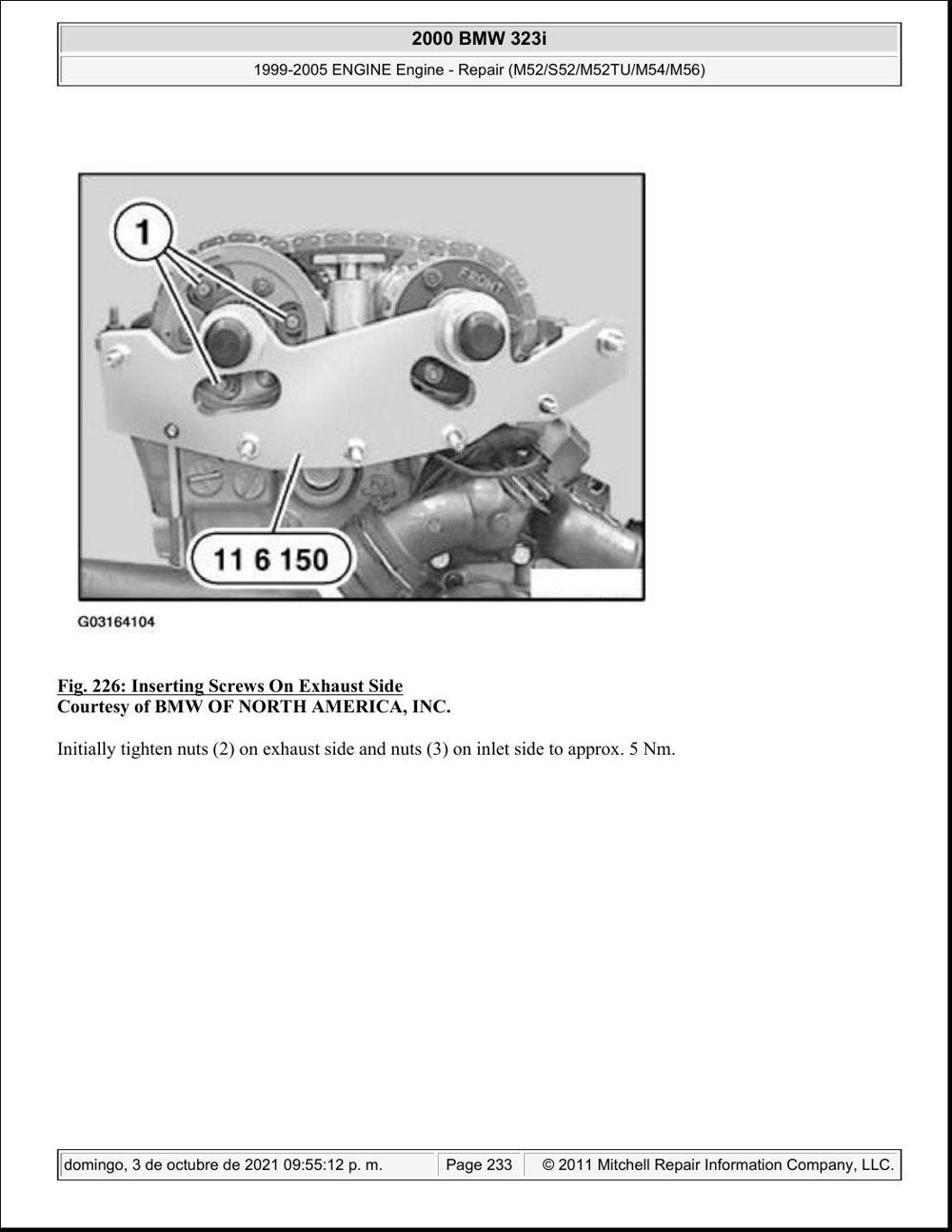 BMW Motores M52 · M54 — Manual de Reparação — diagrama 3