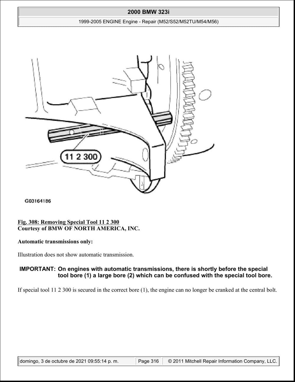 BMW Motores M52 · M54 — Manual de Reparação — diagrama 4