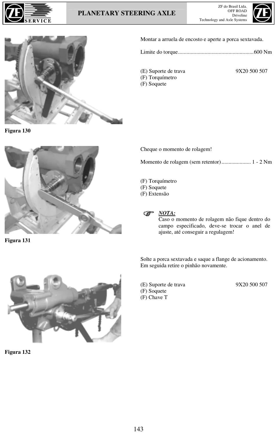 Manual de Reparação ZF Eixo de Tração Direcional AS-3060 (português, inglês e espanhol) — página 2 do documento