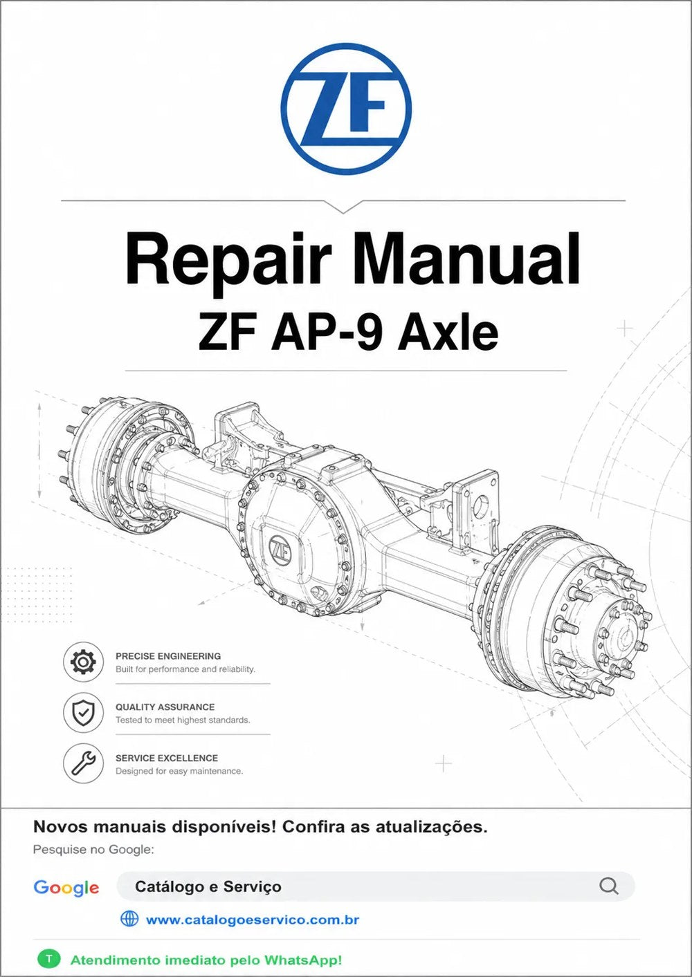 Manual de Reparo AP-9 ZF Eixo