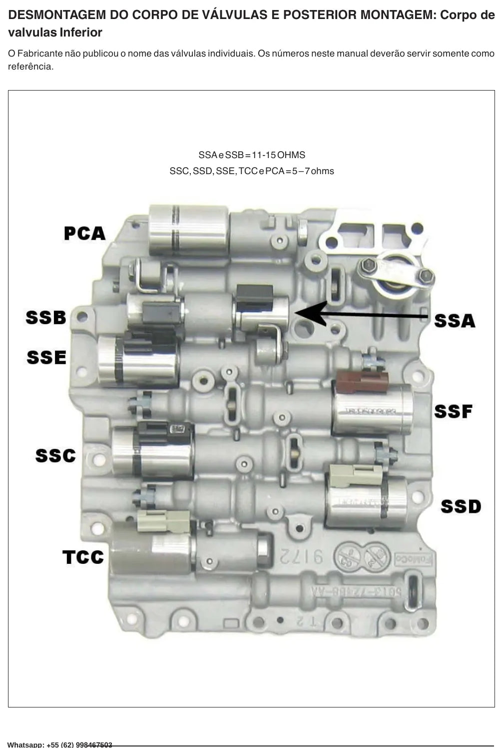 Manual de Reparação Câmbio Automático Aisin TF-80SC TF-81SC AF40 — página interna 1 do PDF (Manual de Reparação)