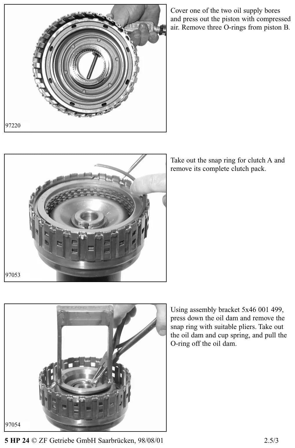 Manual de Reparação Câmbio Automático ZF 5HP24 (Inglês) — página interna 1 do PDF (Manual de Reparação)