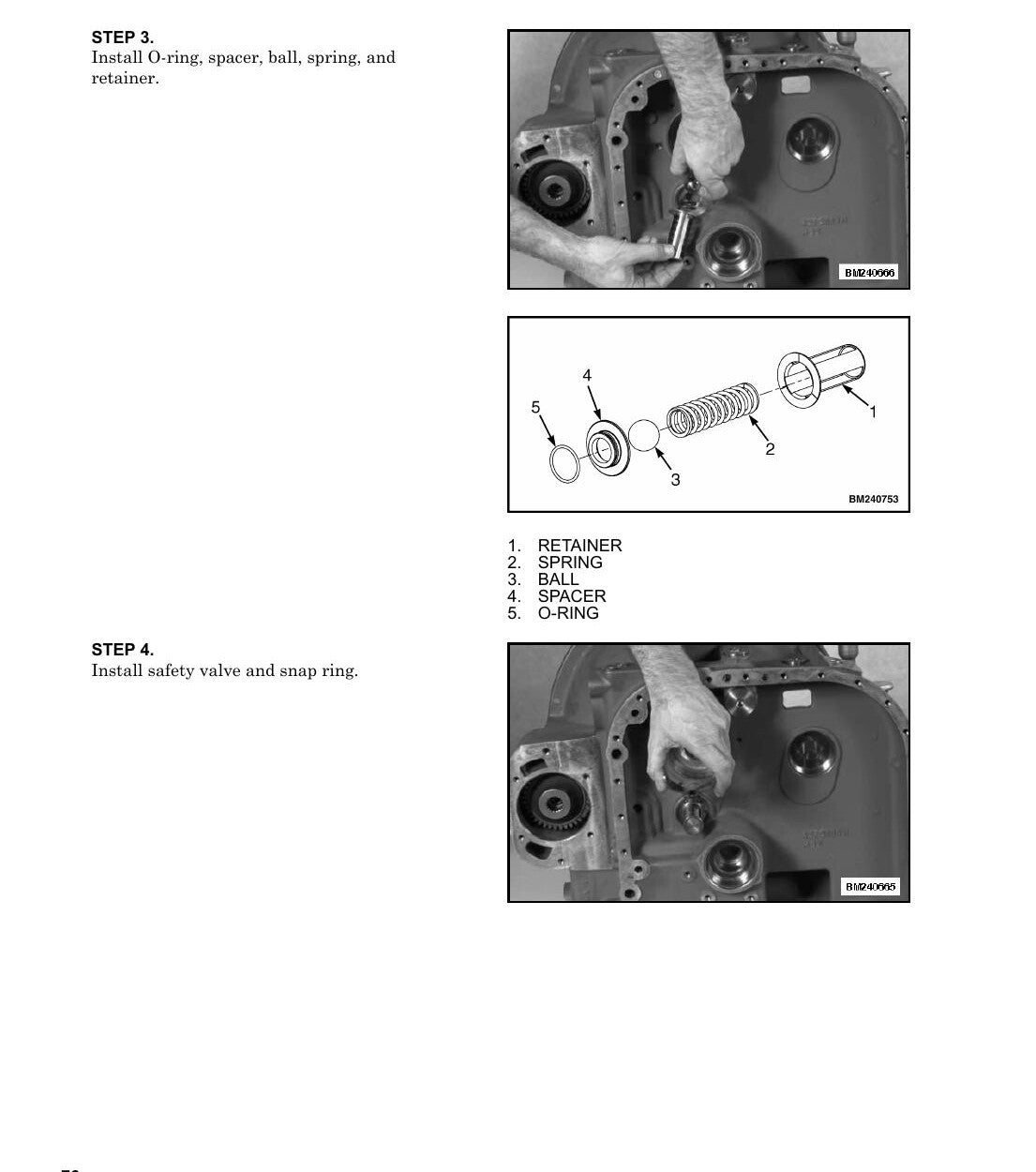 Manual de Reparo Transmissão Powershift 3 Velocidades Hyster H135-190FT S135-155FT (SRM 1317) - página estratégica 1
