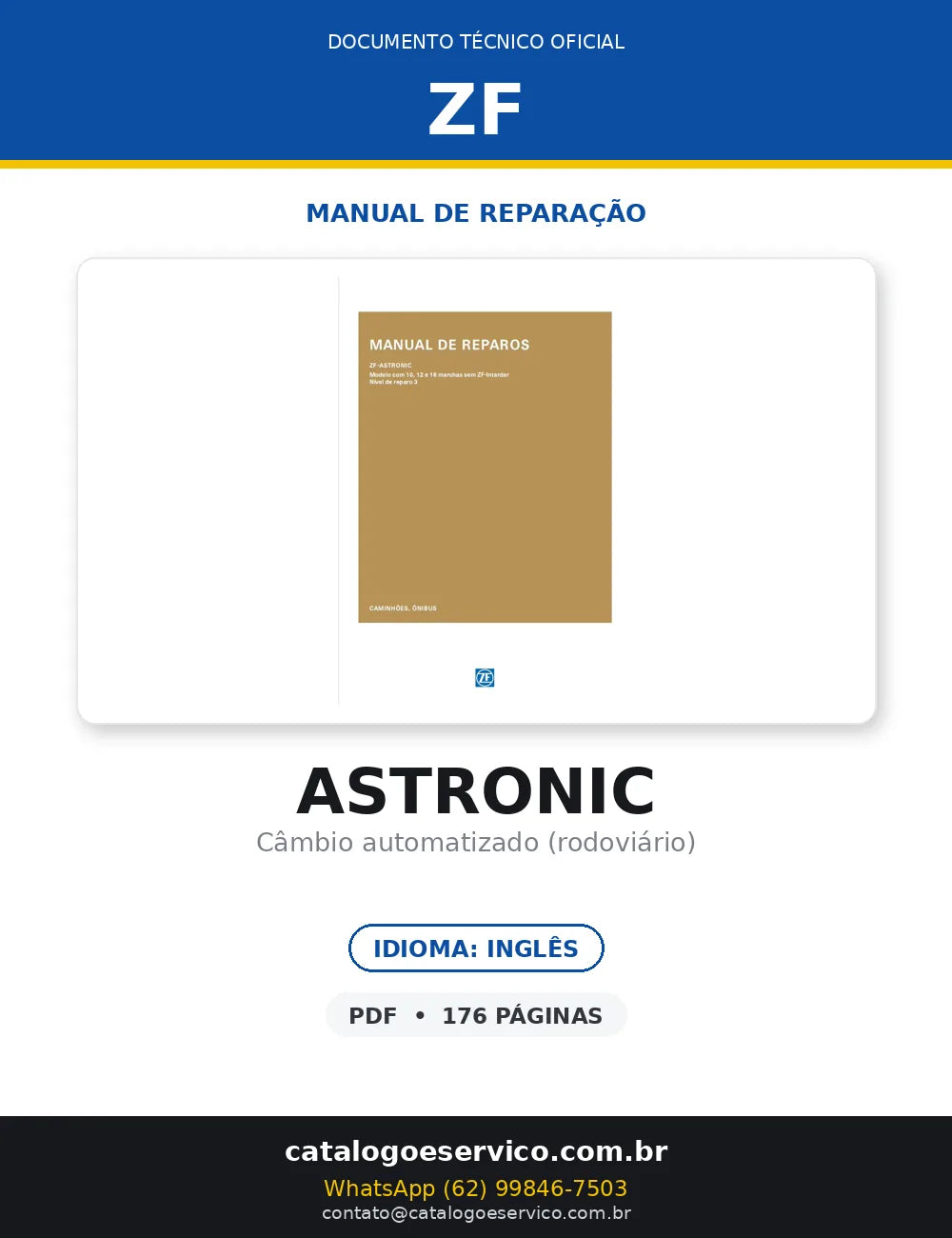 MANUAL DE REPAROS TRANSMISSÃO ZF-ASTRONIC — capa