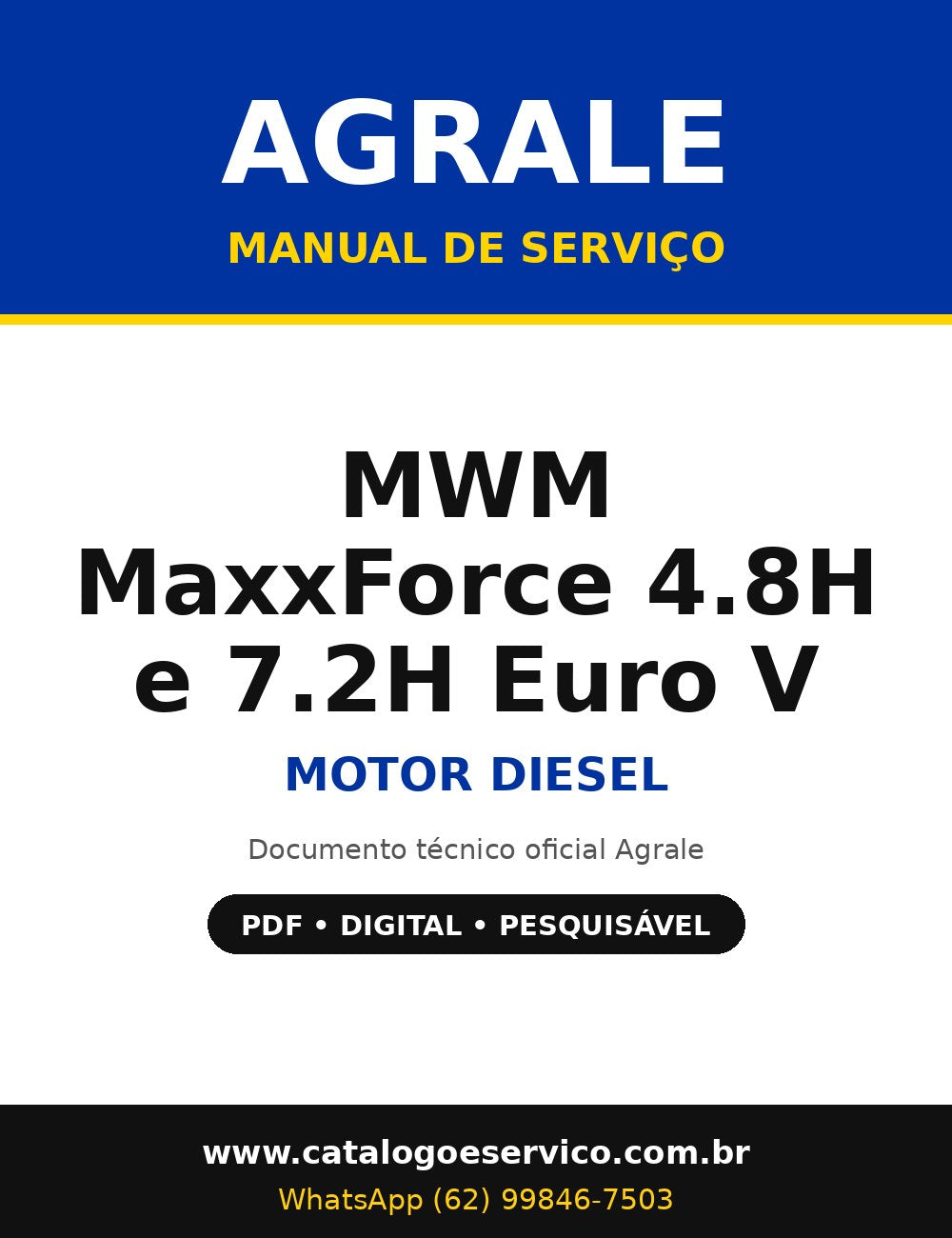 Manual de Serviço Agrale MWM MaxxForce