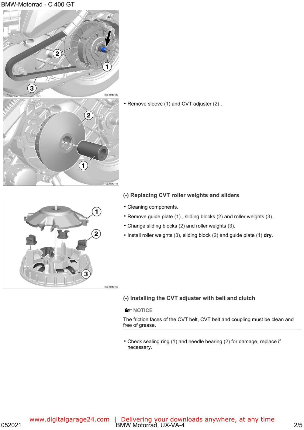 BMW C400 GT (K08) — Manual de Serviço — diagrama 3