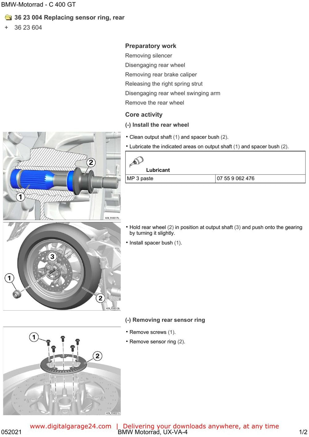 BMW C400 GT (K08) — Manual de Serviço — diagrama 4