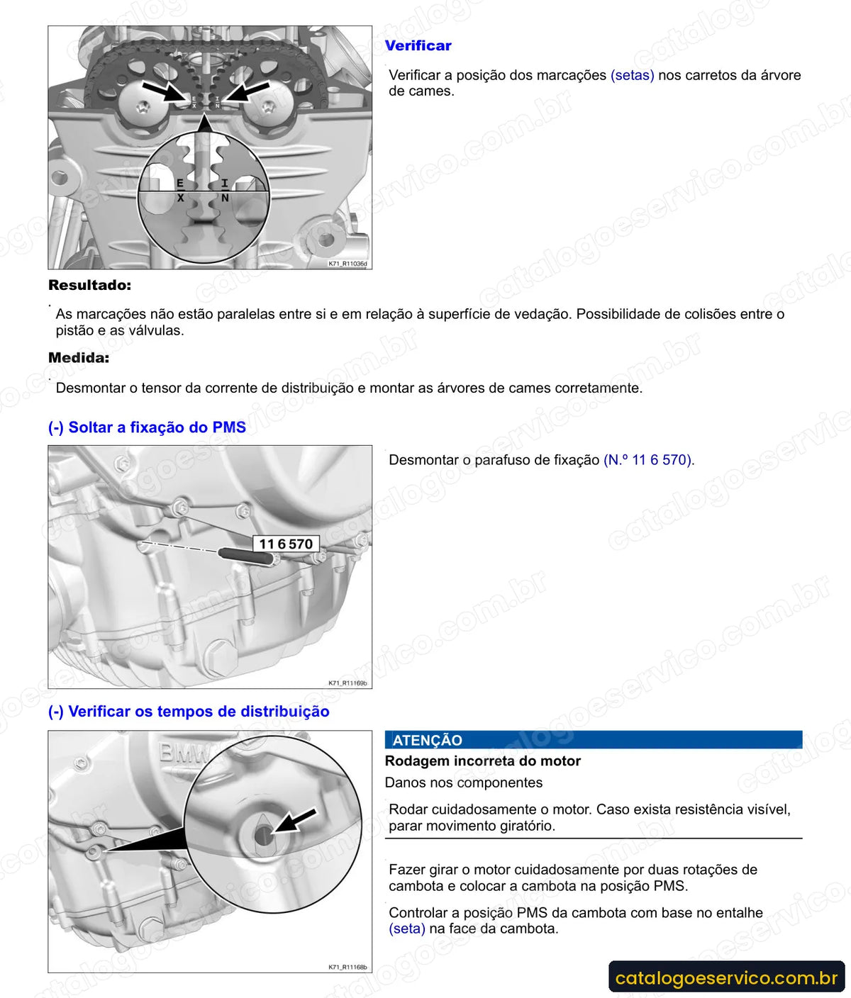 Página do Manual de Serviço BMW F 800 R 2009 a 2016 com procedimento ilustrado (4)