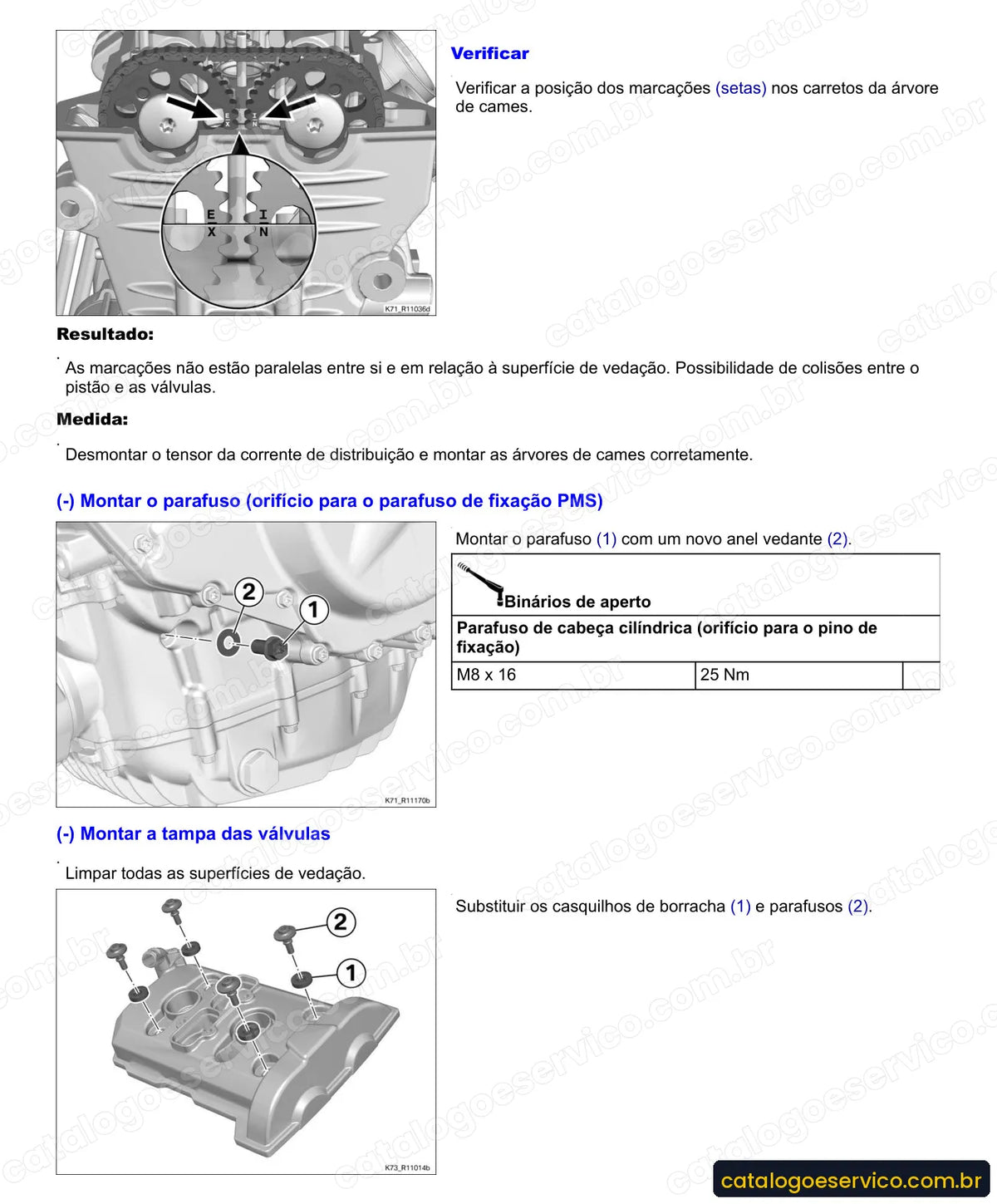 Página do Manual de Serviço BMW F 800 ST 2006 com procedimento ilustrado (1)
