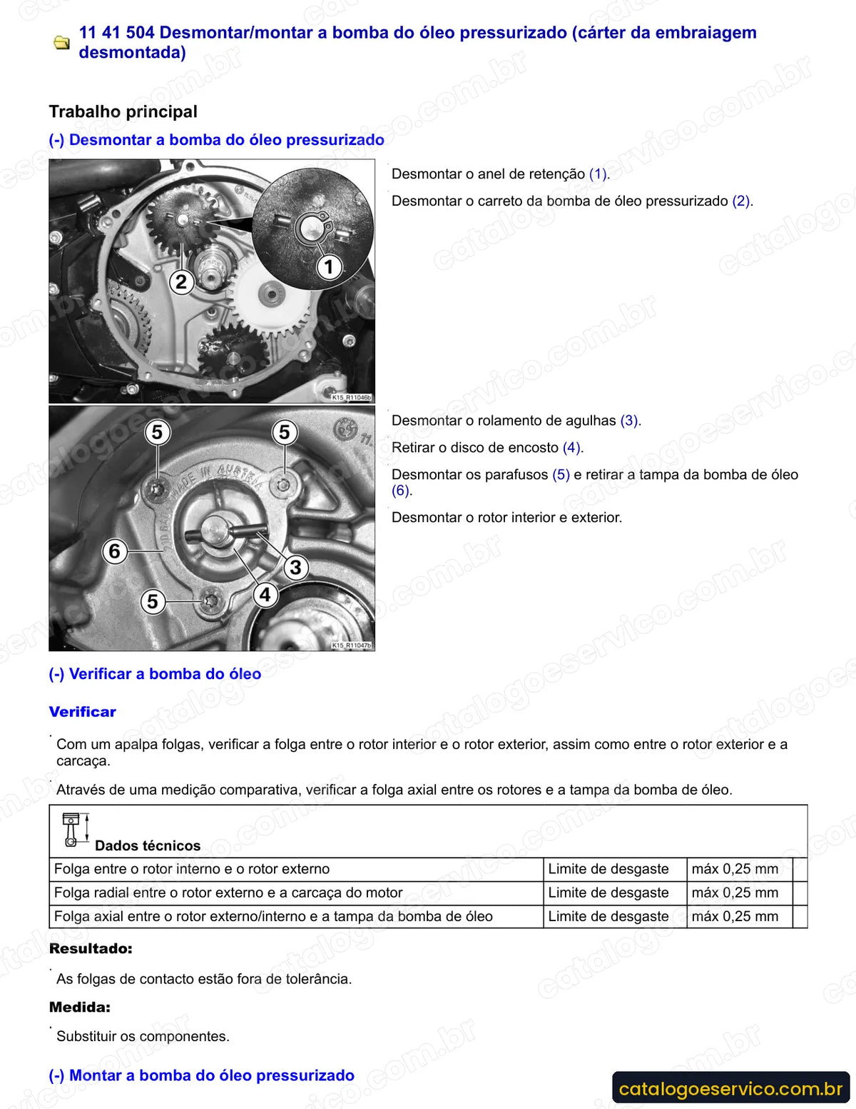 Página do Manual de Serviço BMW G 650 Xcountry 2007 a 2008 com procedimento ilustrado (2)