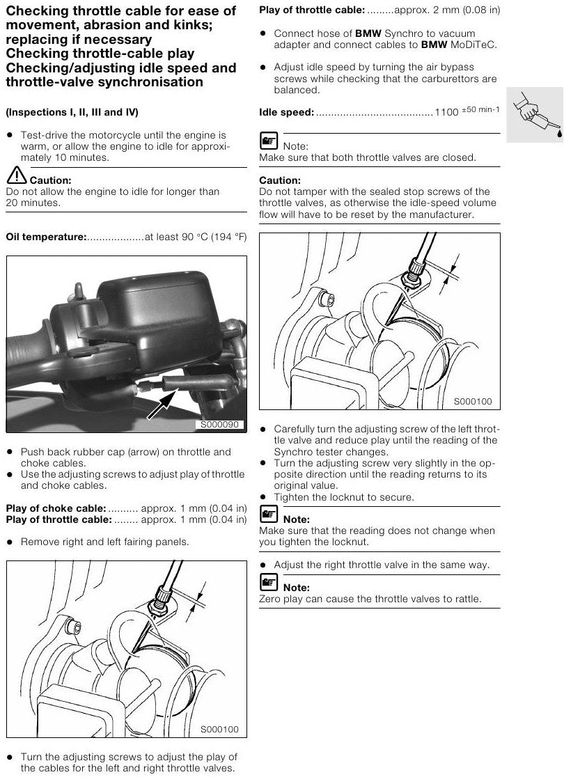 Manual De Serviço Bmw R 1100s - 1999 - diagrama 2