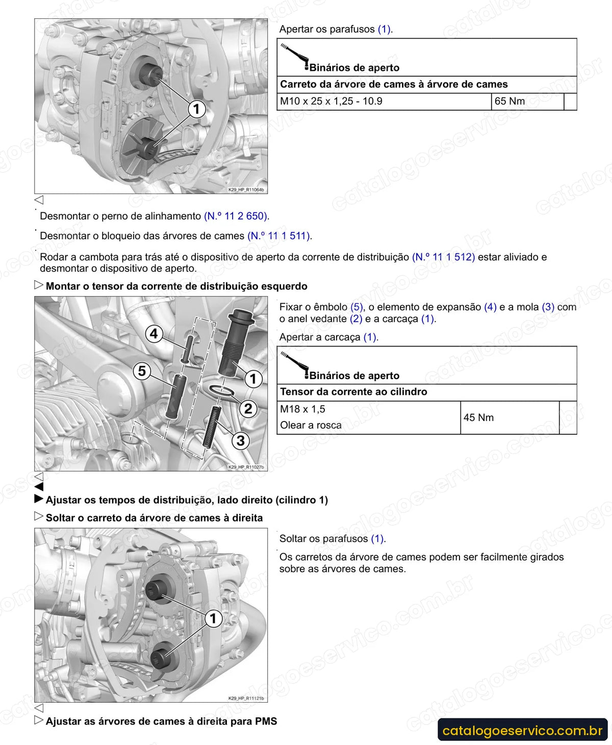 Página do Manual de Serviço BMW R 1200 RT 2005 a 2014 com procedimento ilustrado (3)