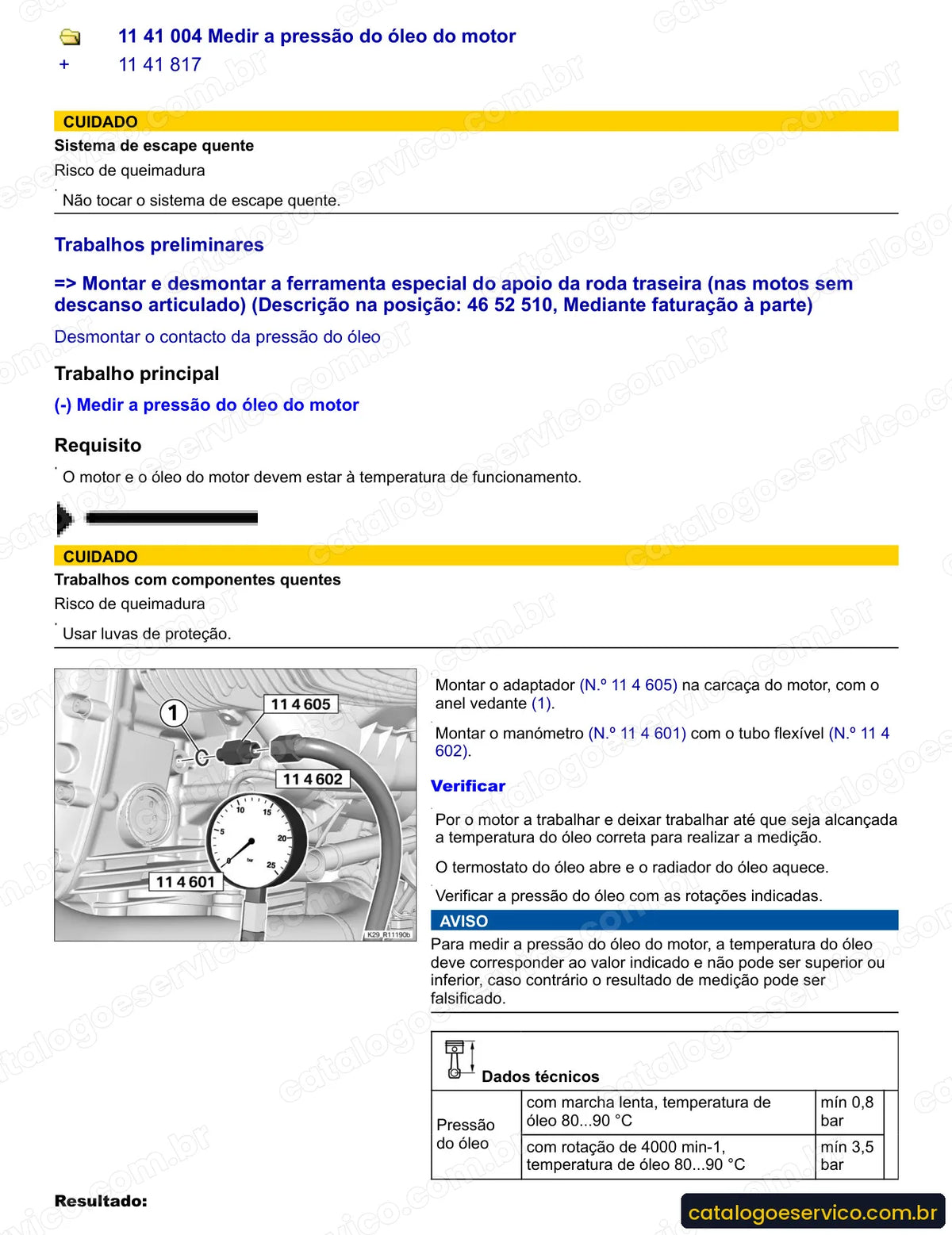 Página do Manual de Serviço BMW R 1200 S 2006 com procedimento ilustrado (3)