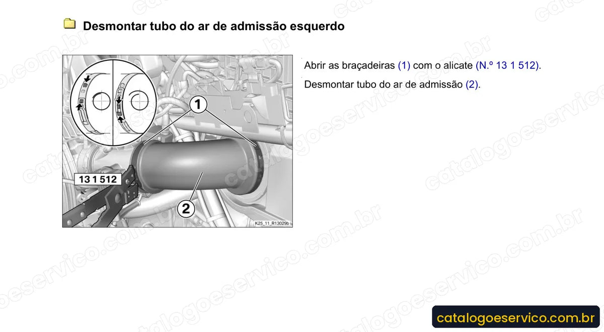 Página do Manual de Serviço BMW R nineT 2014 com procedimento ilustrado (4)