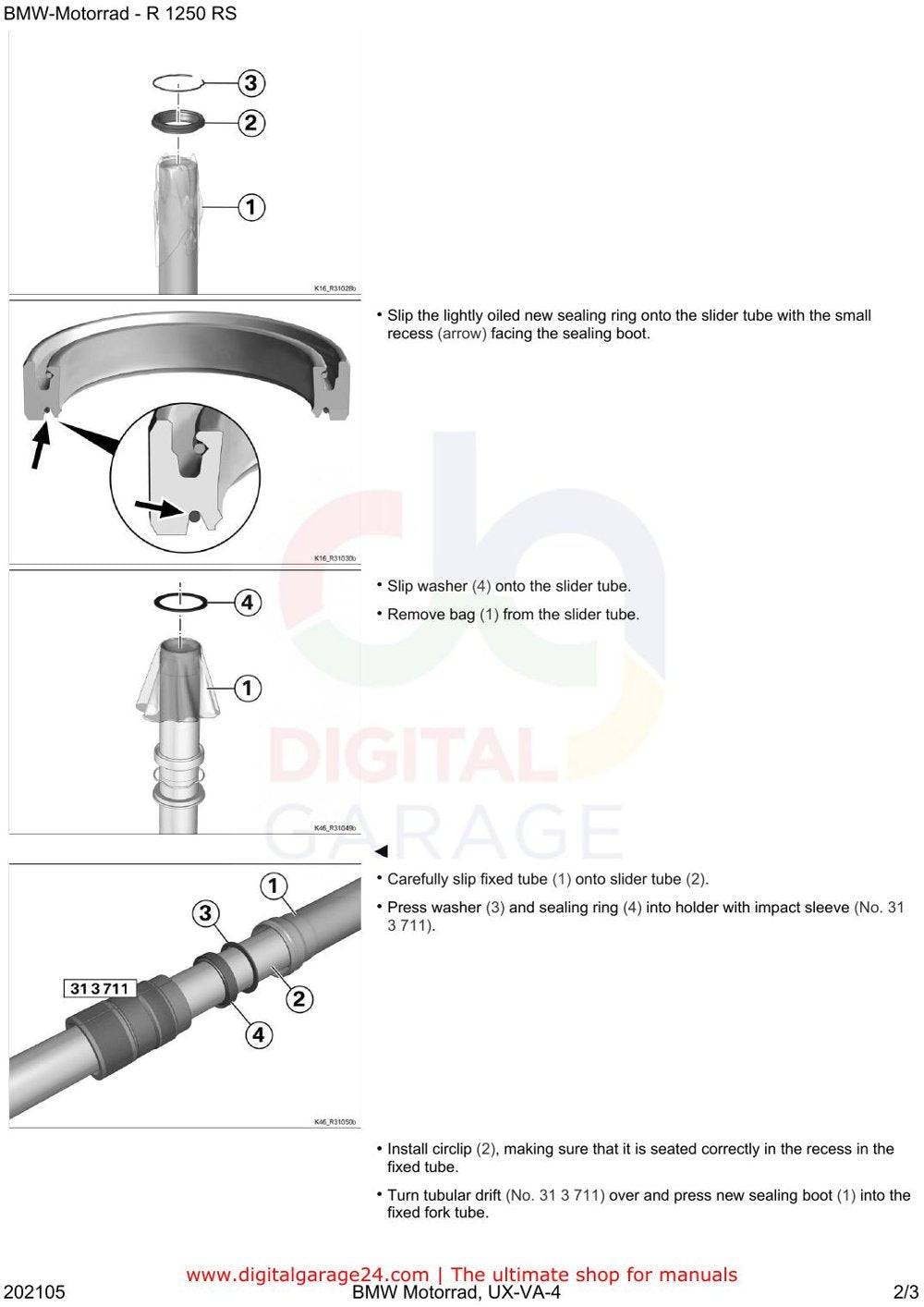 BMW R1250 RS (K54) — Manual de Serviço — diagrama 3