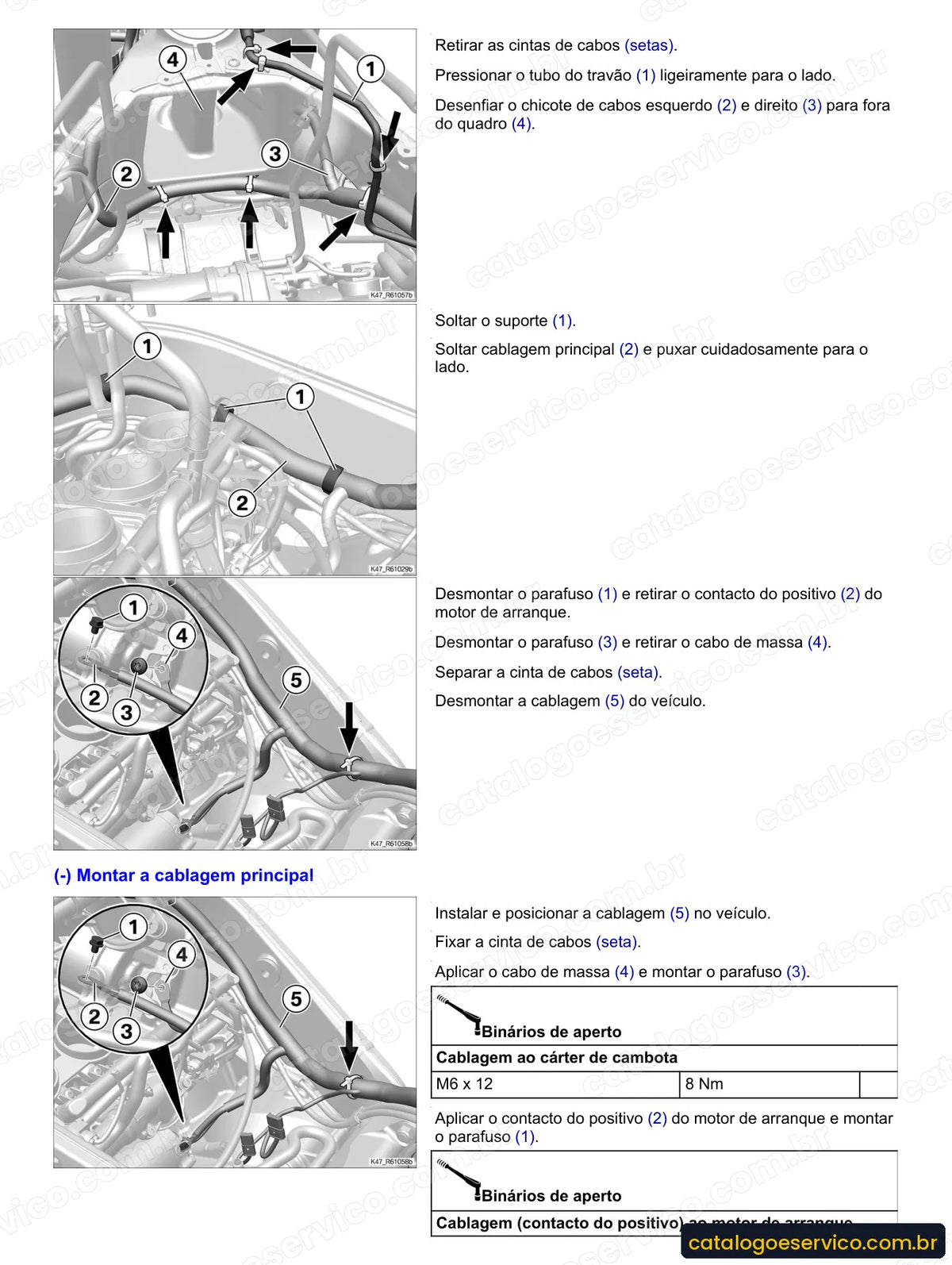 Página do Manual de Serviço BMW S 1000 R 2014 a 2016 com procedimento ilustrado (2)