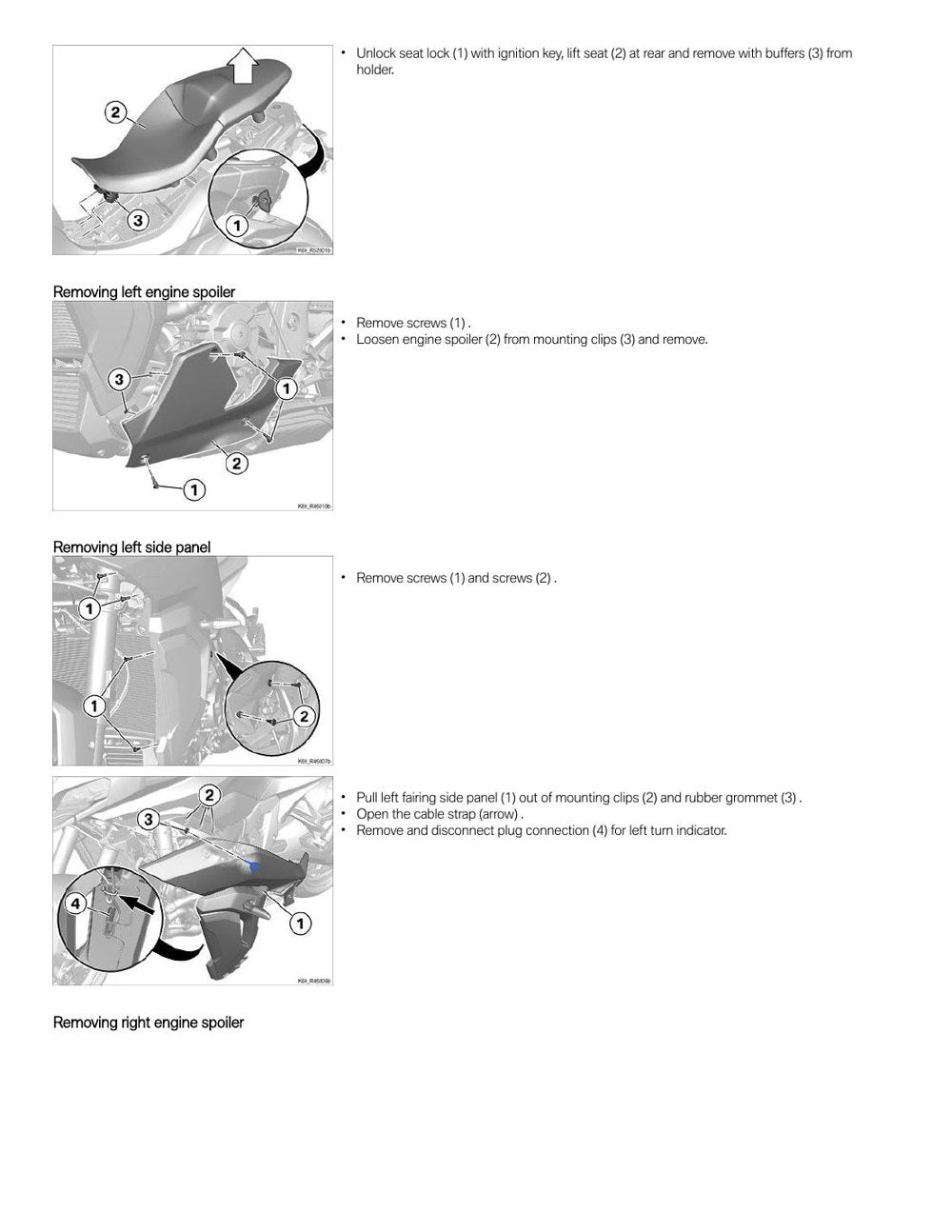 BMW S1000 XR — Manual de Serviço — diagrama 1