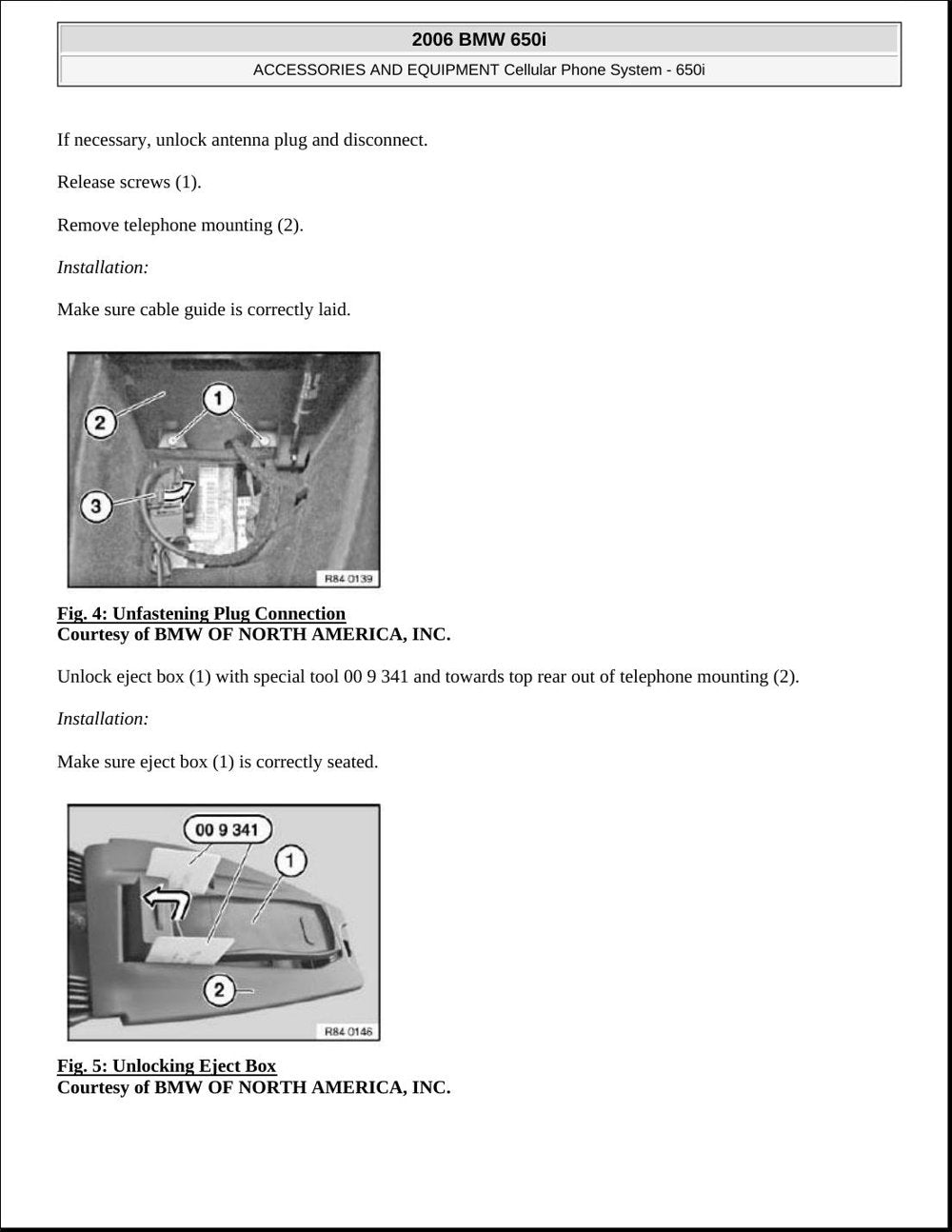 BMW Série 6 E63 / E64 — Manual de Serviço — diagrama 1