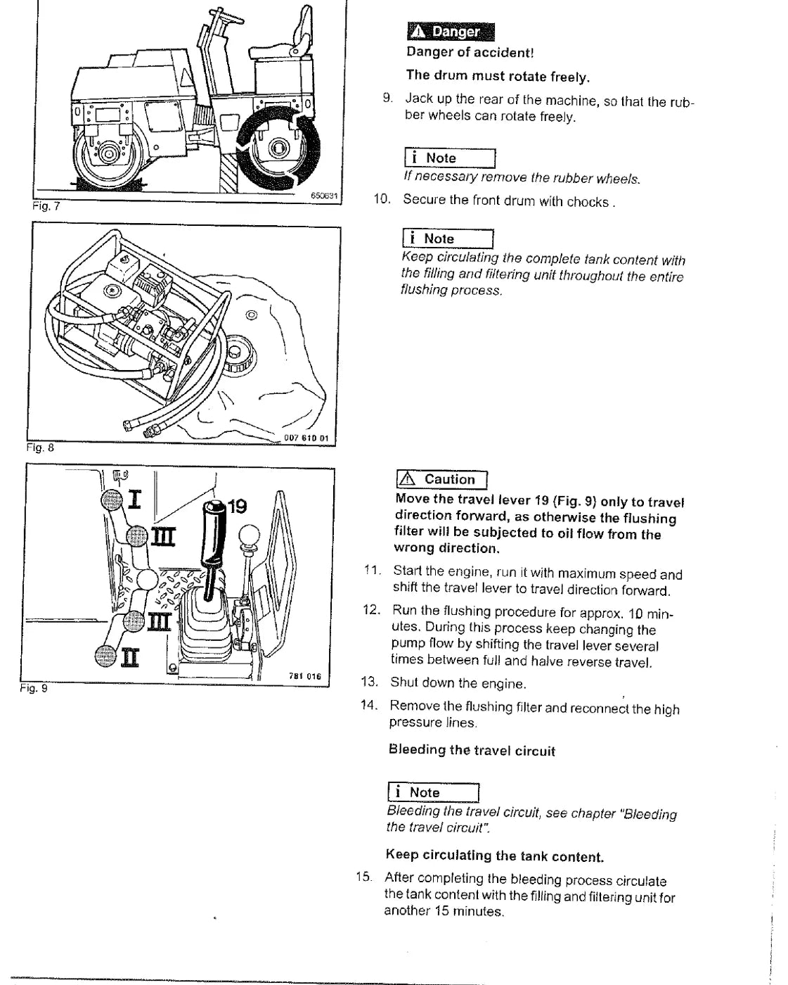 Esquema e figura de componente — BOMAG BW 135 AD-5, BW 138 AD-5 e AC-5