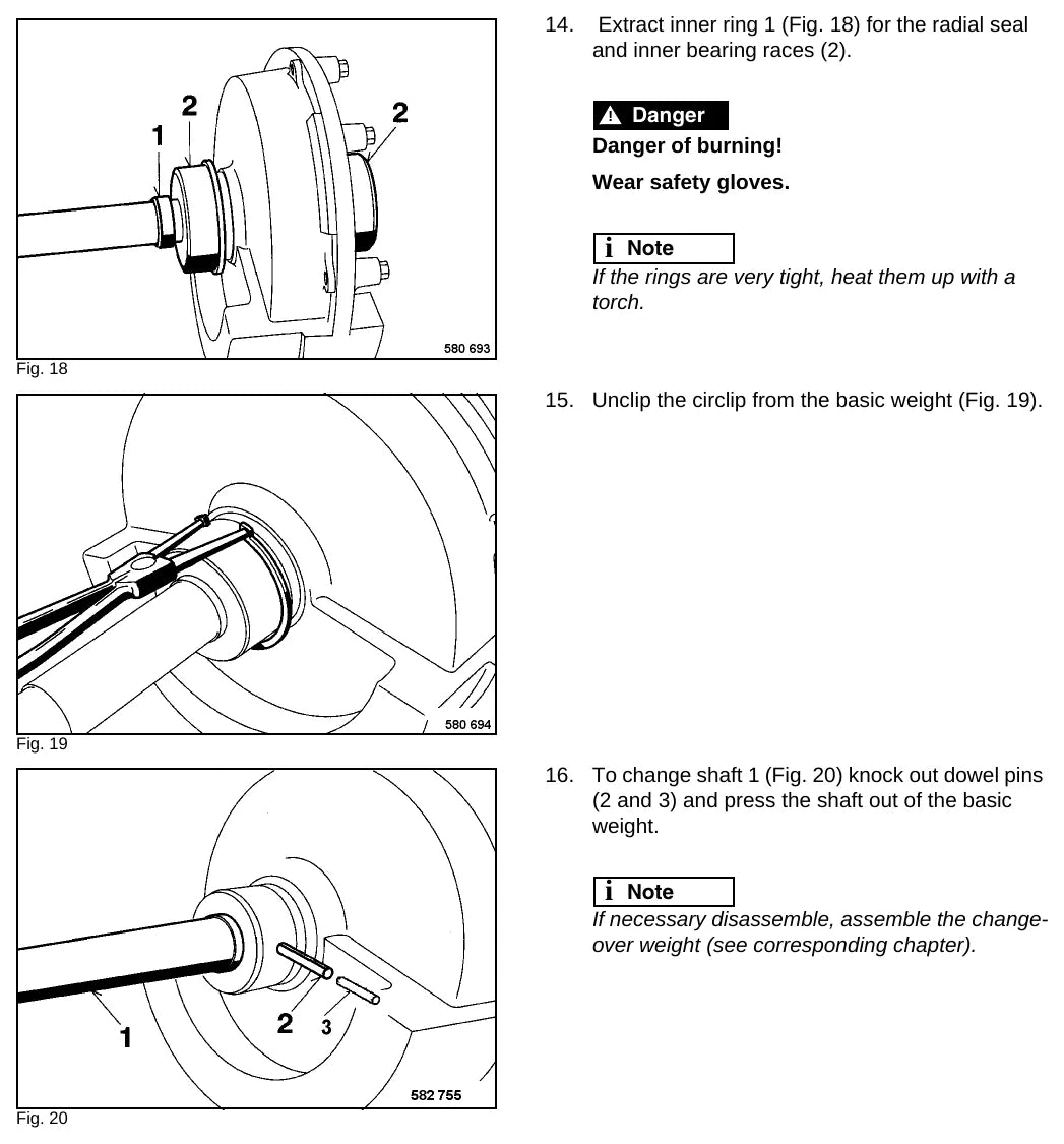 Página ilustrada do Manual de Serviço BOMAG BW 211, 212 e 213 D-40/PD-40