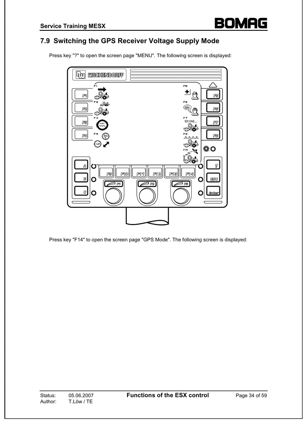 Esquema e figura de componente — BOMAG BW 213 DH-4 BVC e Variocontrol+