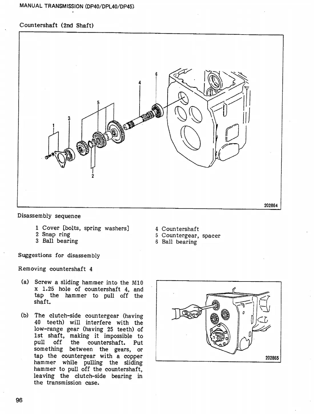 Diagrama técnico 2 — Caterpillar GP40 GPL40 DP40 DPL40 DP45 DP50