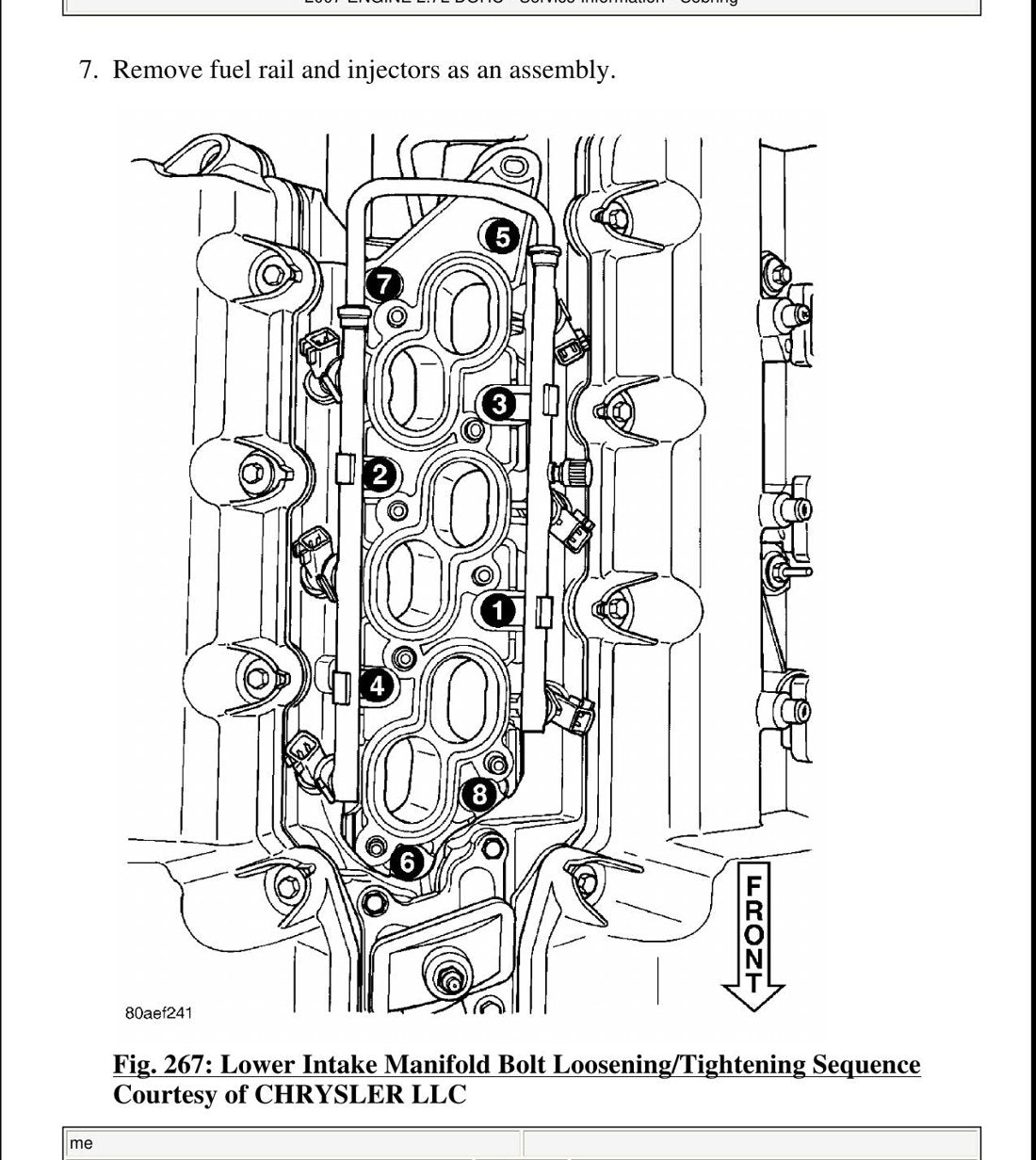 Manual de Serviço Chrysler 2.7L V6 DOHC - Motor a Gasolina (Inglês) - página 3