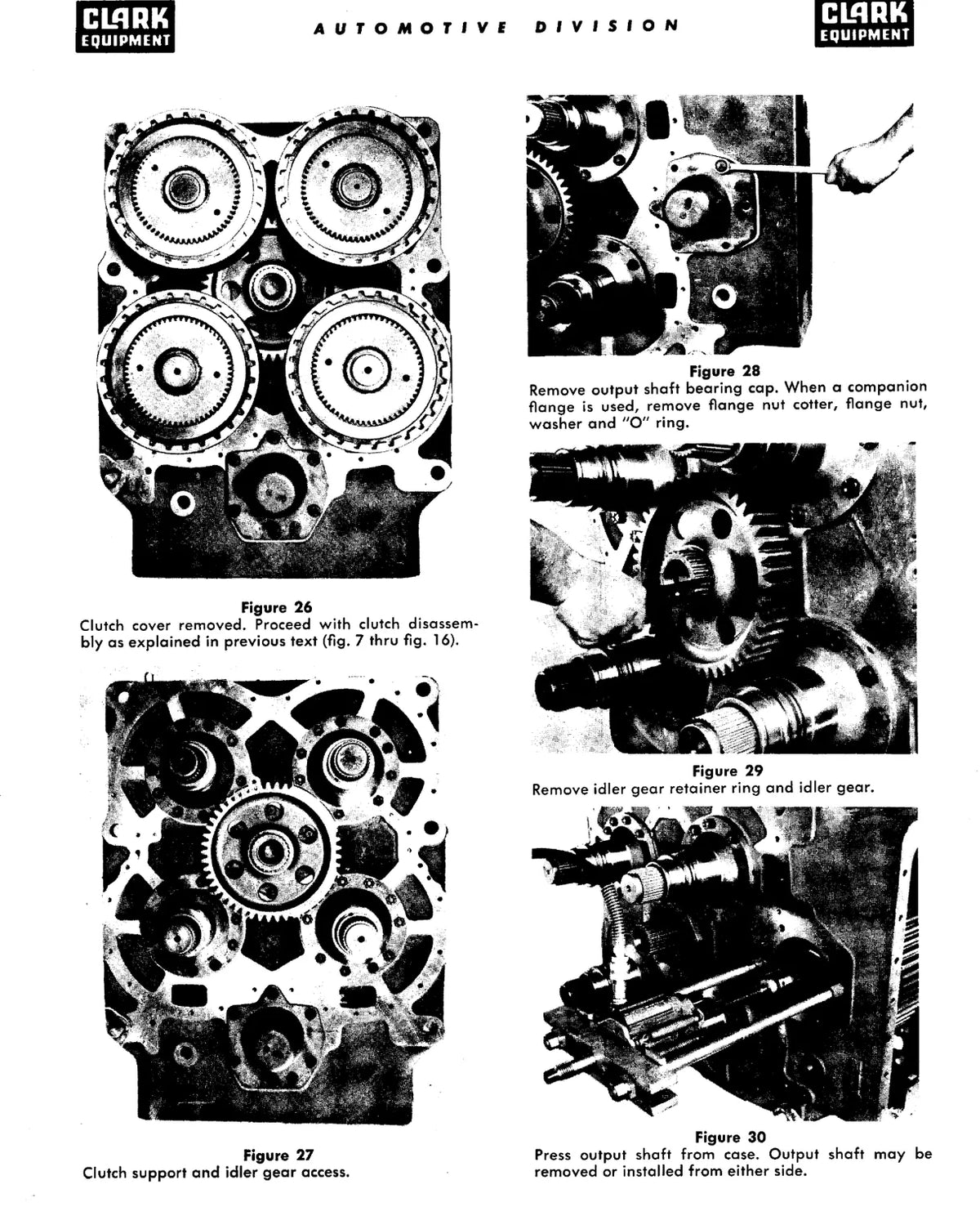 Manual de Serviço Clark Transmissão 16000 Series — Powershift e Conversor de Torque — página 1 do documento