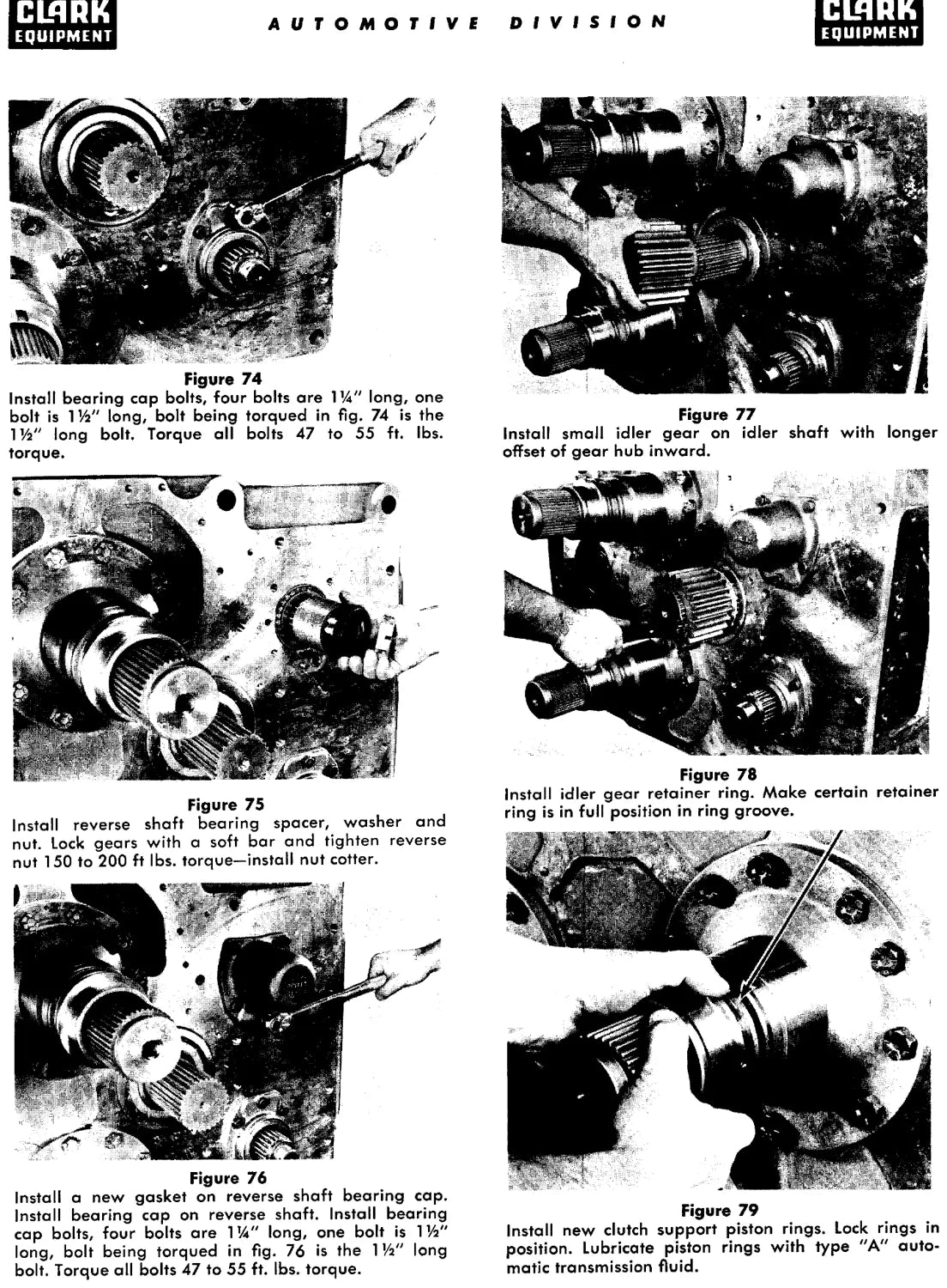 Manual de Serviço Clark Transmissão 16000 Series — Powershift e Conversor de Torque — página 3 do documento