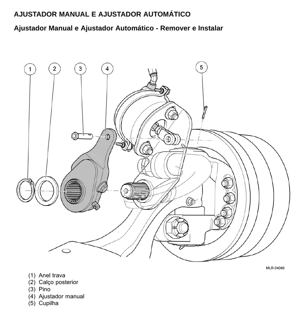 Página do Manual de Serviço VW Constellation 13.190 4x2 — Eixo dianteiro e freios SIFCO 9K
