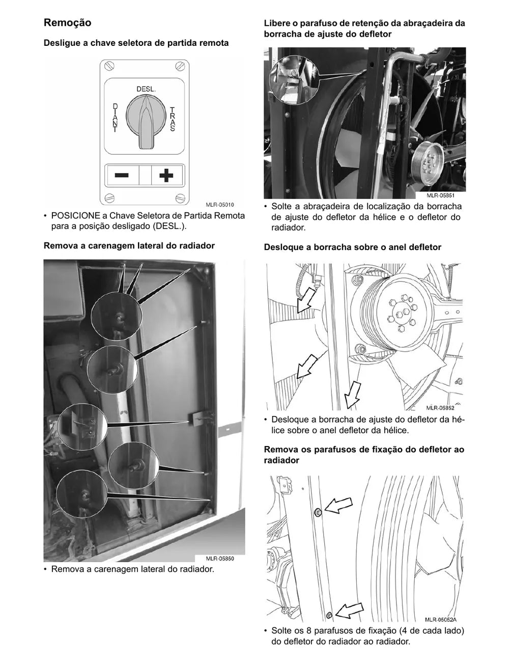 Página do Manual de Serviço VW Constellation 19.390 Tractor 4x2 — Motor Cummins ISL - operações com o motor instalado