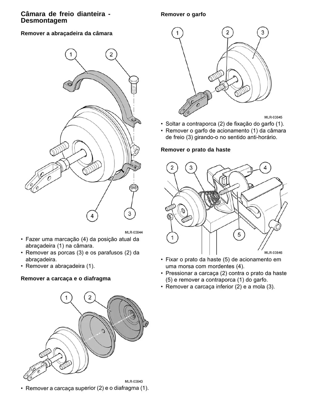Página do Manual de Serviço VW Constellation 19.390 Tractor 4x2 — Eixo dianteiro e freios SIFCO 13K