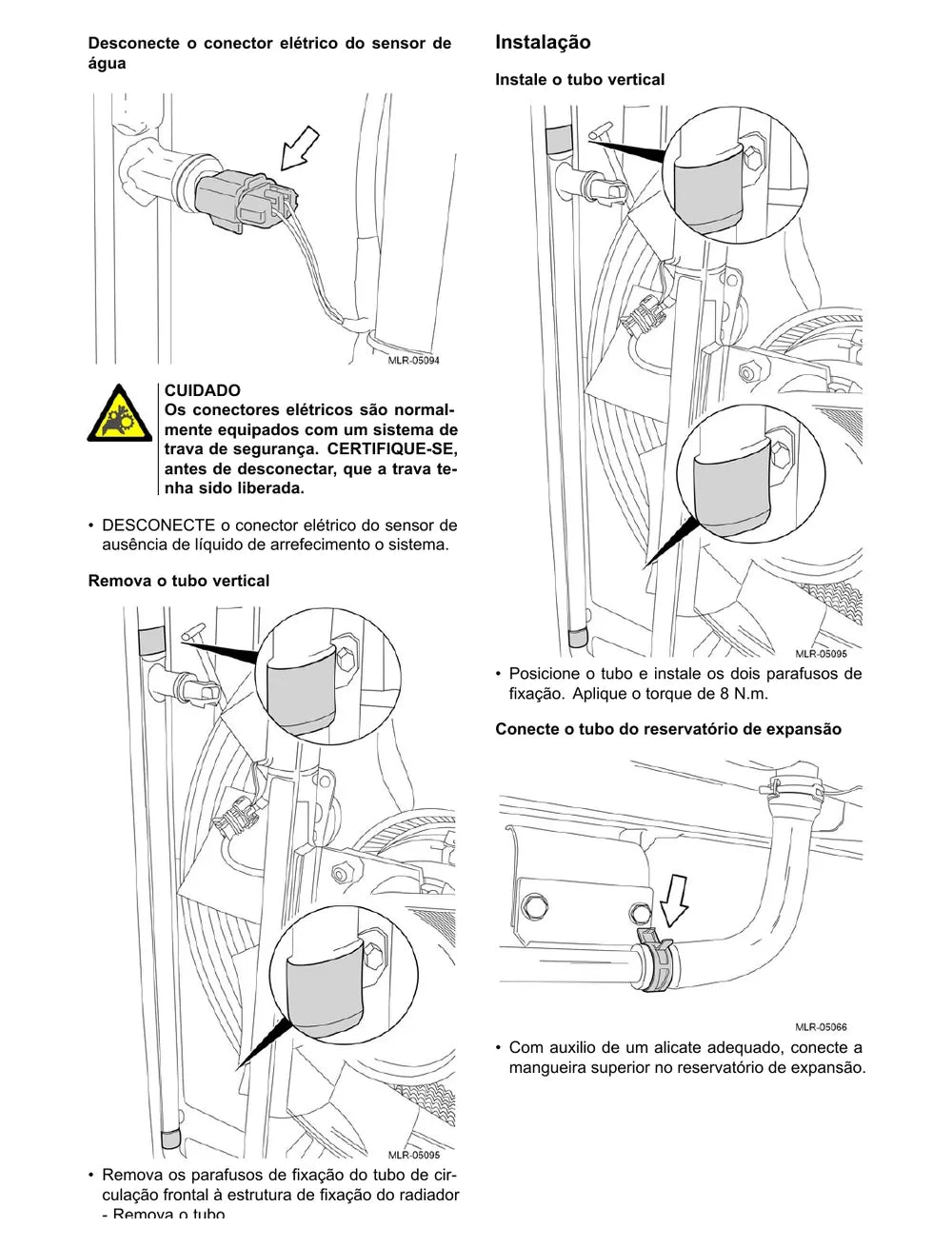 Página do Manual de Serviço VW Constellation 24.330 6x2 — Motor Cummins ISL - operações com o motor instalado