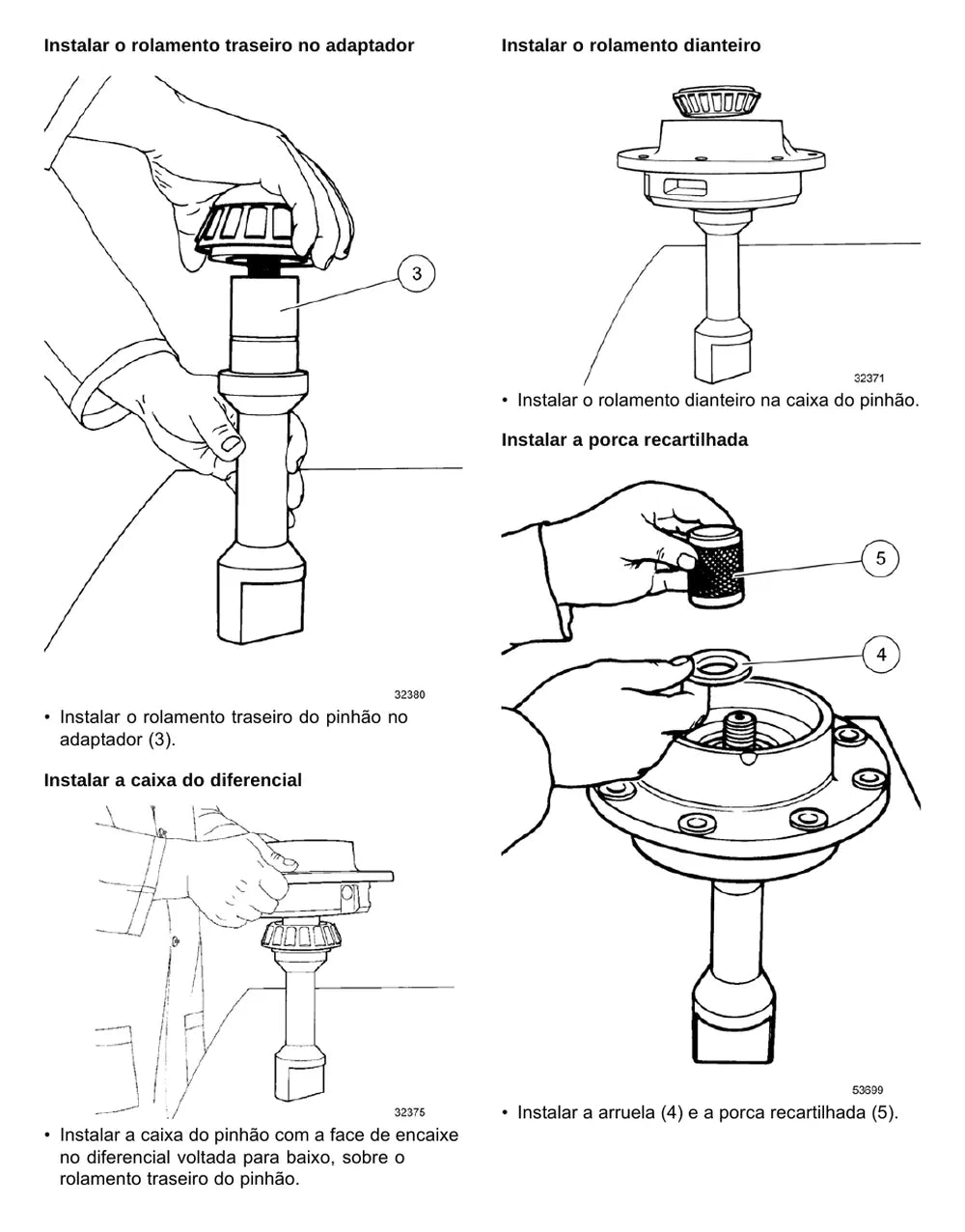 Página do Manual de Serviço VW Constellation 24.330 6x2 — Eixo traseiro e freios Meritor RS 23-165 / 23-168