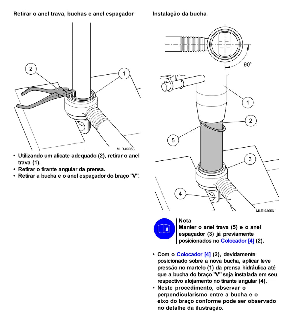Página do Manual de Serviço VW Constellation 31.330 6x4 — Suspensão traseira Bogie 6x4 Suspensys