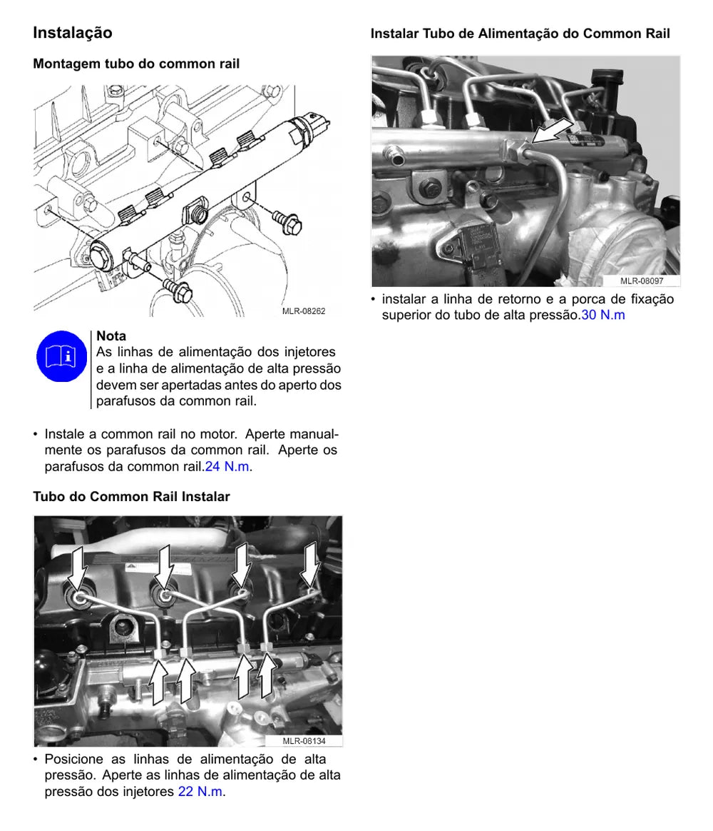 Página do Manual de Serviço VW Delivery 9.160 — Motor Cummins ISF